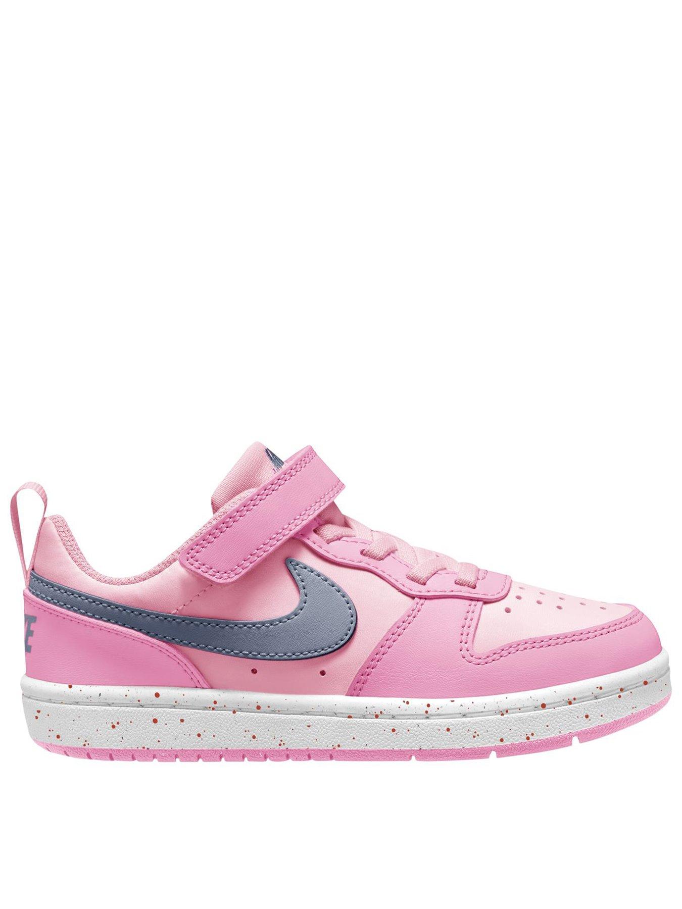 Image 1 of 5 of Nike Baby/Toddler Nike Court Borough Low Recraft Trainers - Pink