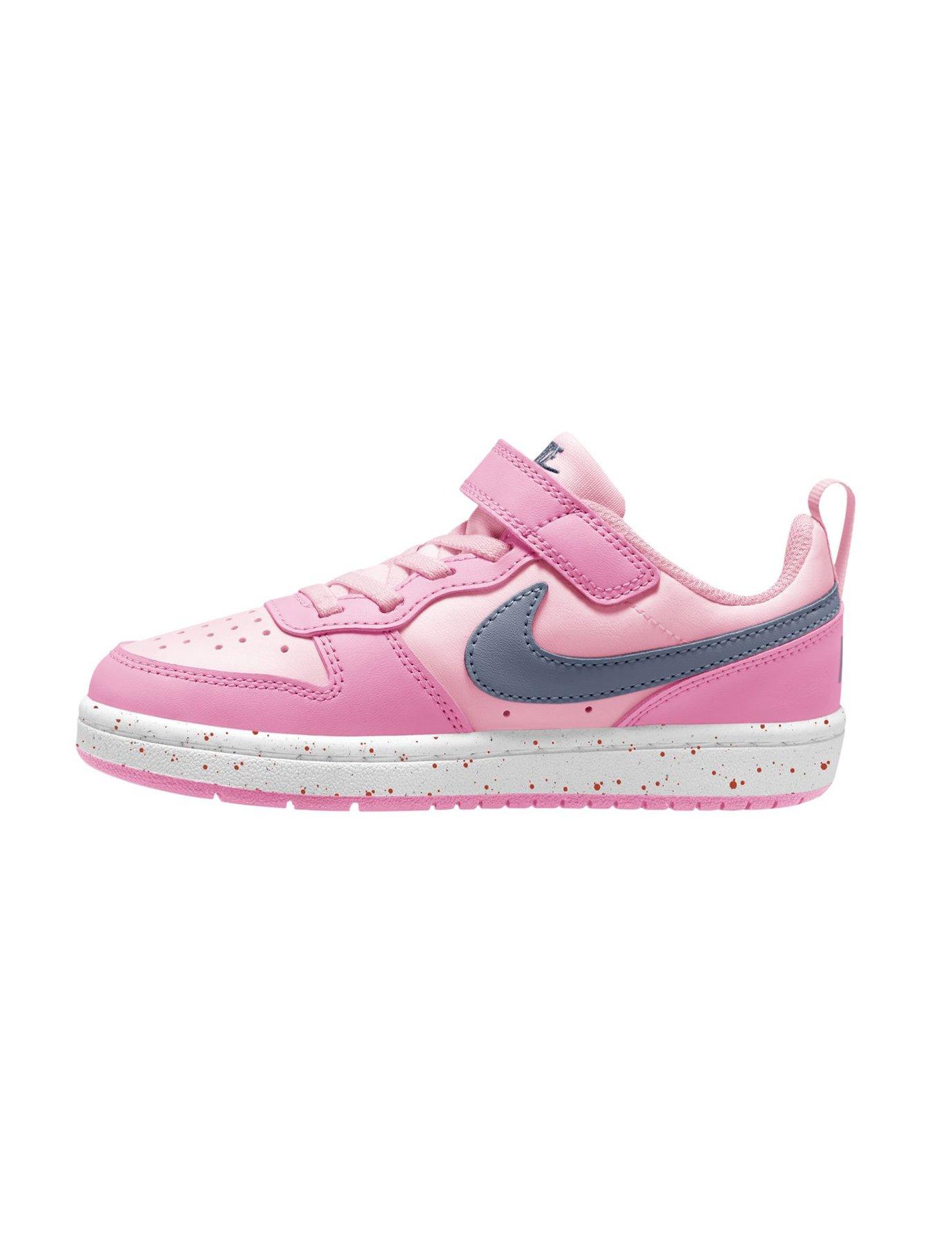 Image 4 of 5 of Nike Baby/Toddler Nike Court Borough Low Recraft Trainers - Pink