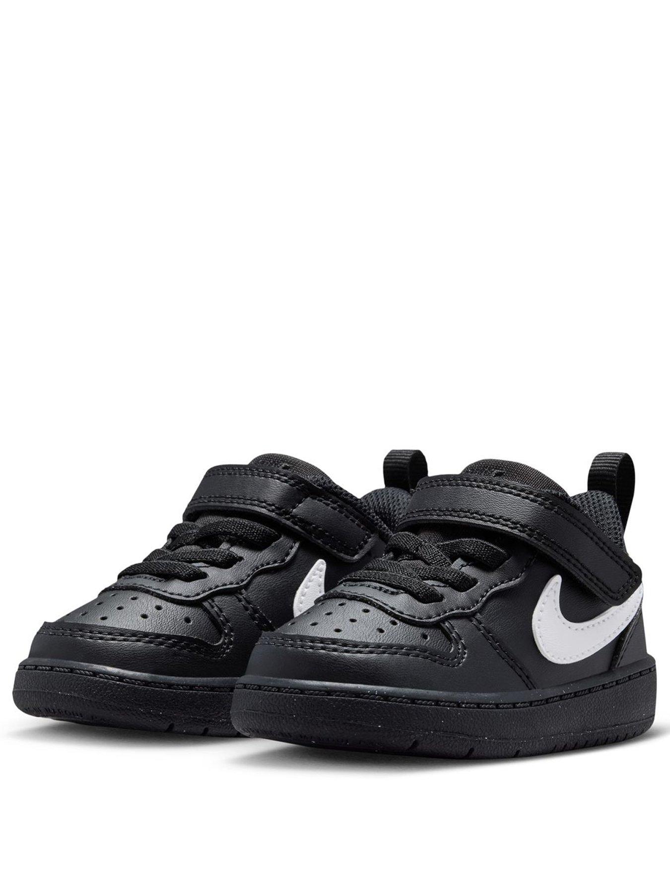 Image 2 of 7 of Nike Baby/Toddler Nike Court Borough Low Recraft Trainers - Black
