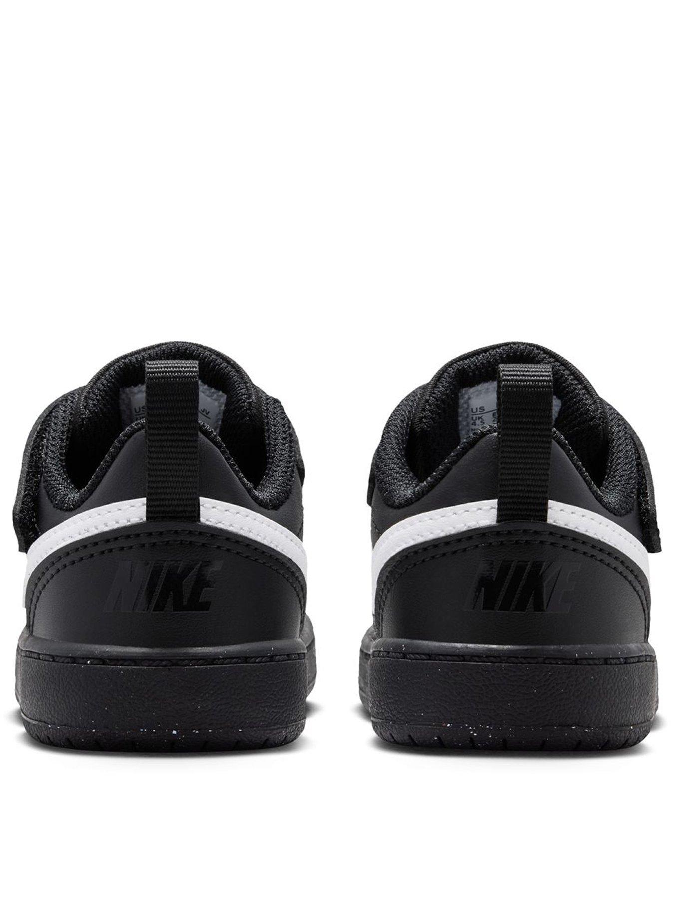 Image 3 of 7 of Nike Baby/Toddler Nike Court Borough Low Recraft Trainers - Black
