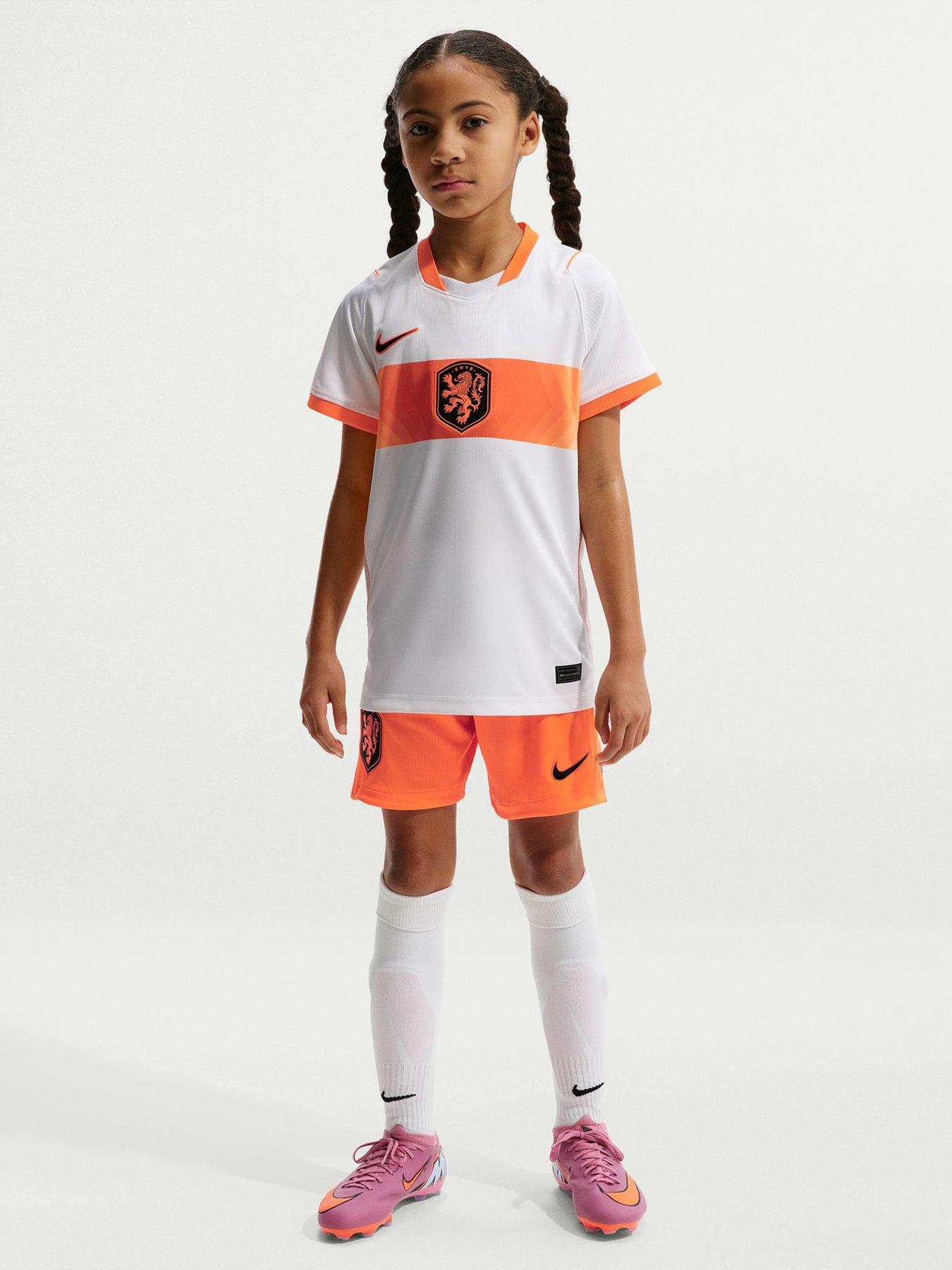 Nike Older Kids Netherlands 2026 Dri-Fit Stadium Away Shirt - White