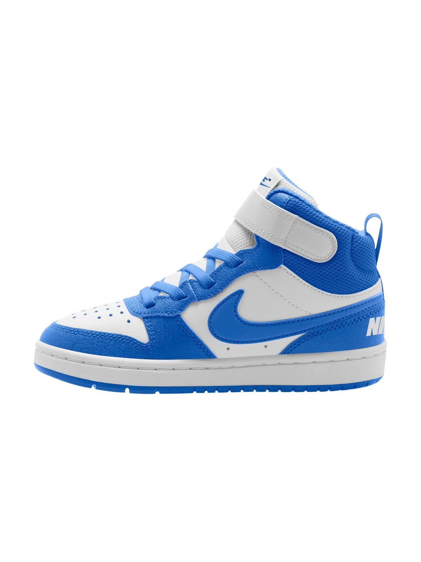 Image 3 of 4 of Nike Big Kids Nike Court Borough Mid 2 Trainers - White