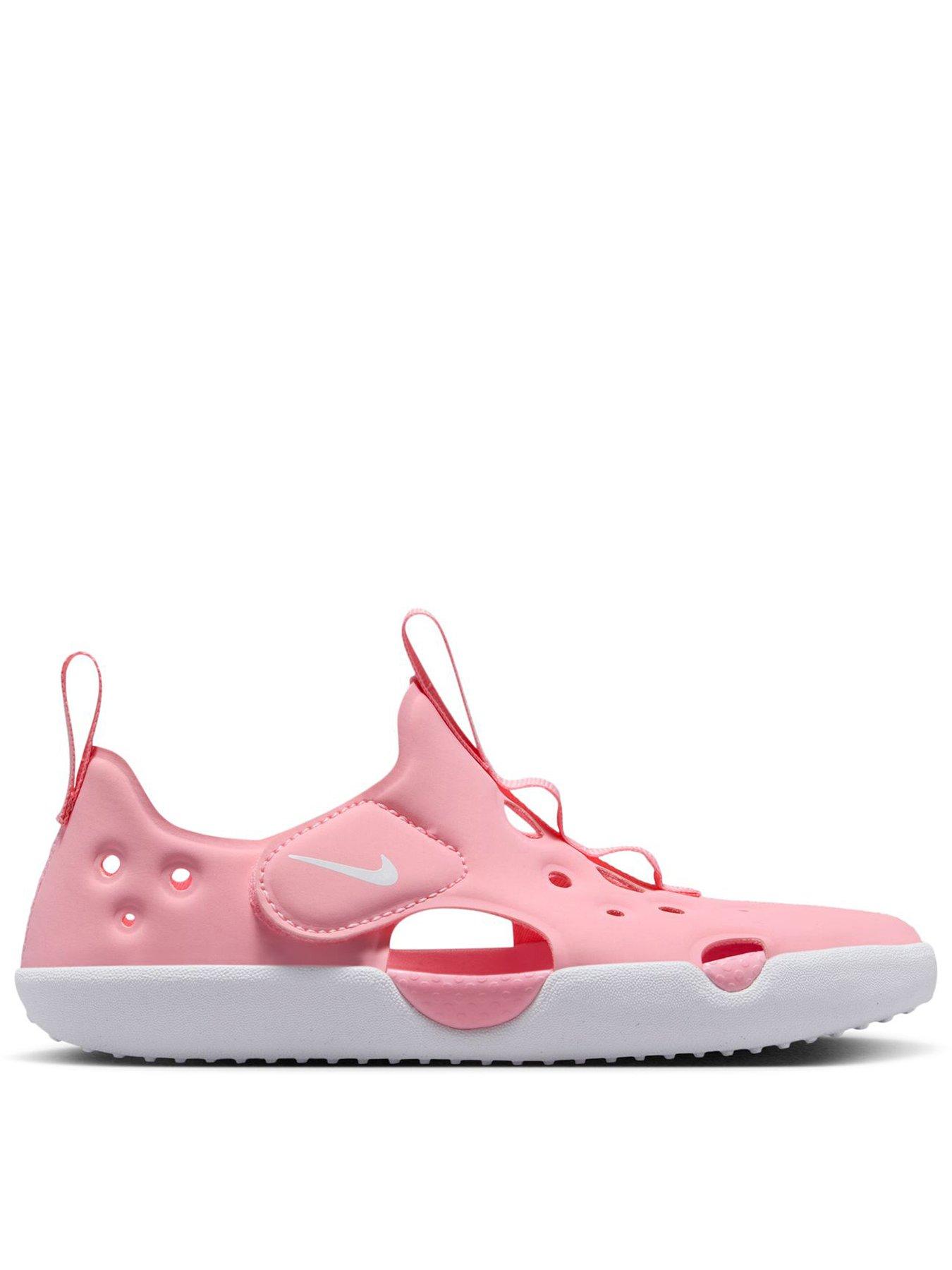Nike Baby/Toddler Sunray Protect 4 Sandals, Med Soft Pink/White, Size 11.5 Younger
