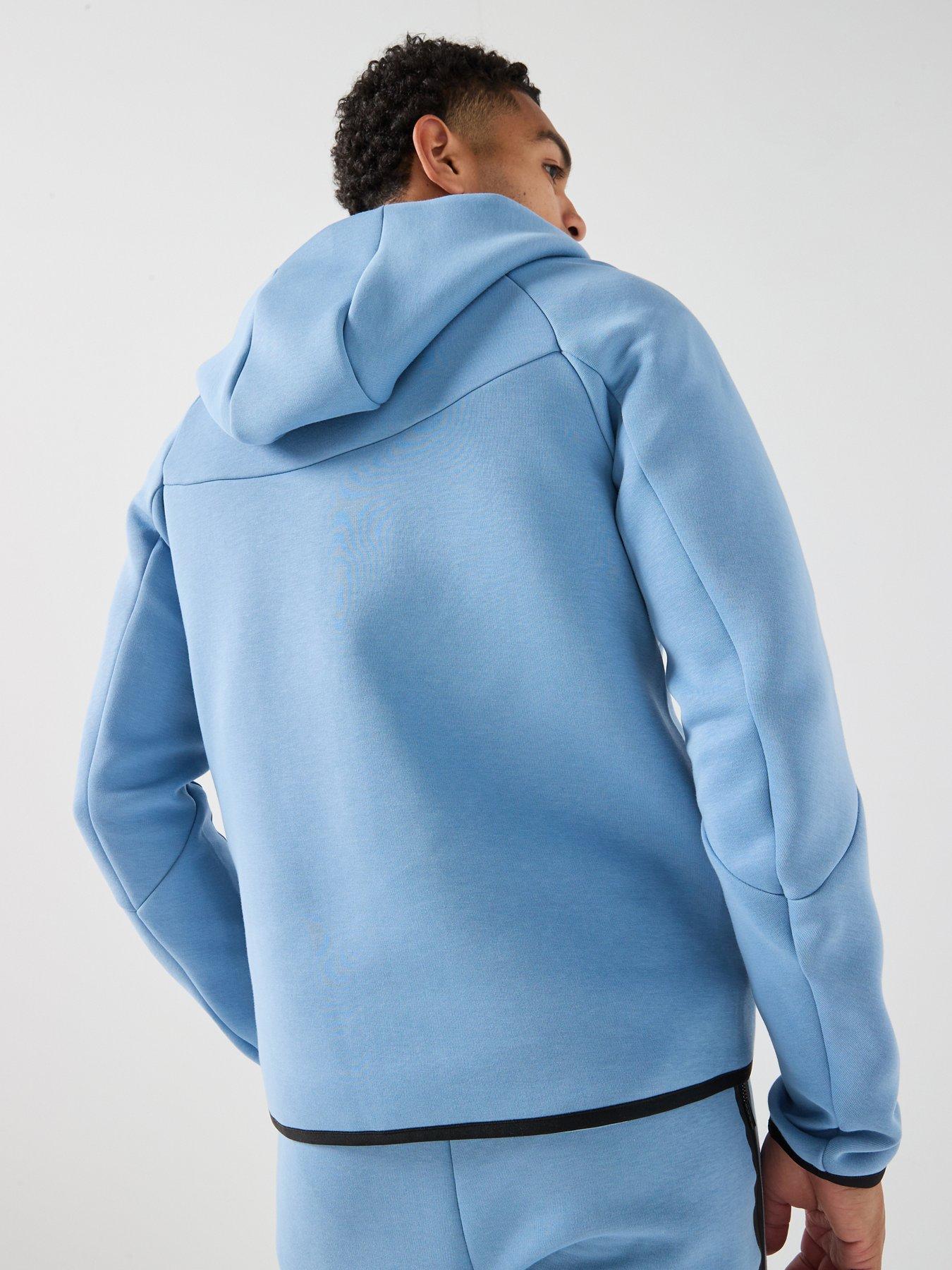 Image 2 of 5 of Nike Men&rsquo;s England Tech Fleece Windrunner Full Zip Hoodie &ndash; Blue