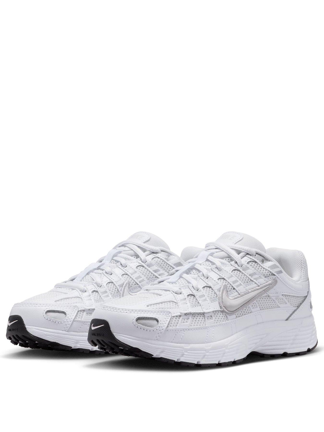 Image 2 of 8 of Nike Big Kids P-6000 Trainers - White