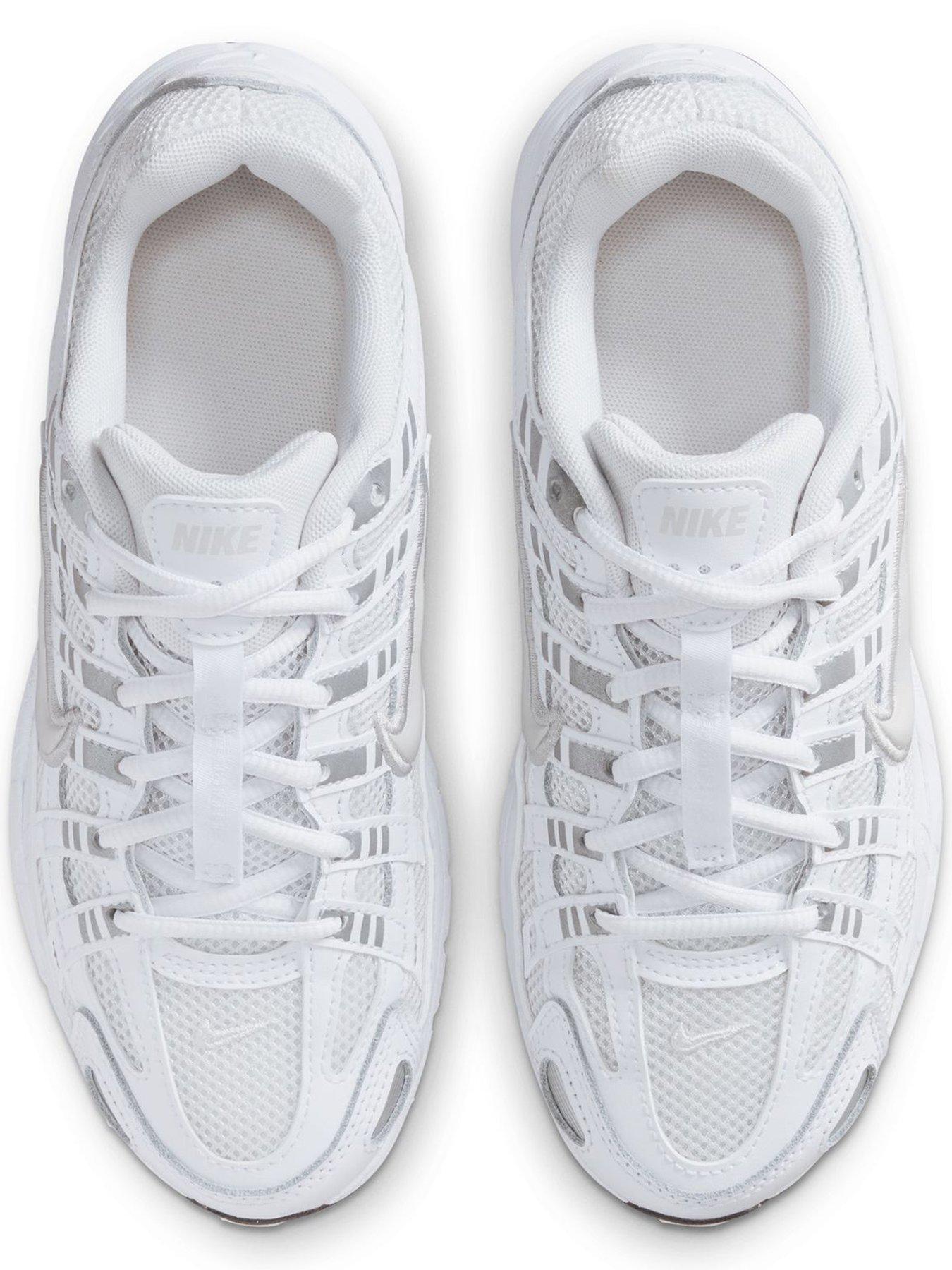 Image 4 of 8 of Nike Big Kids P-6000 Trainers - White