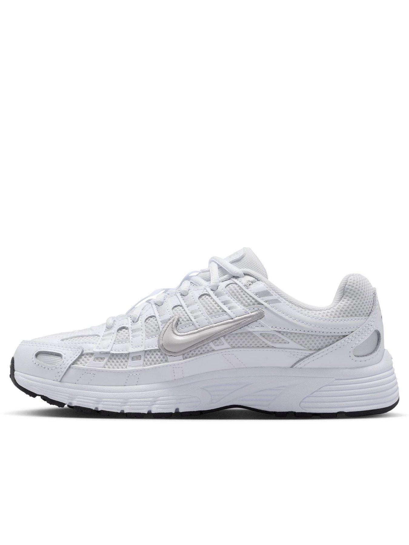 Image 6 of 8 of Nike Big Kids P-6000 Trainers - White