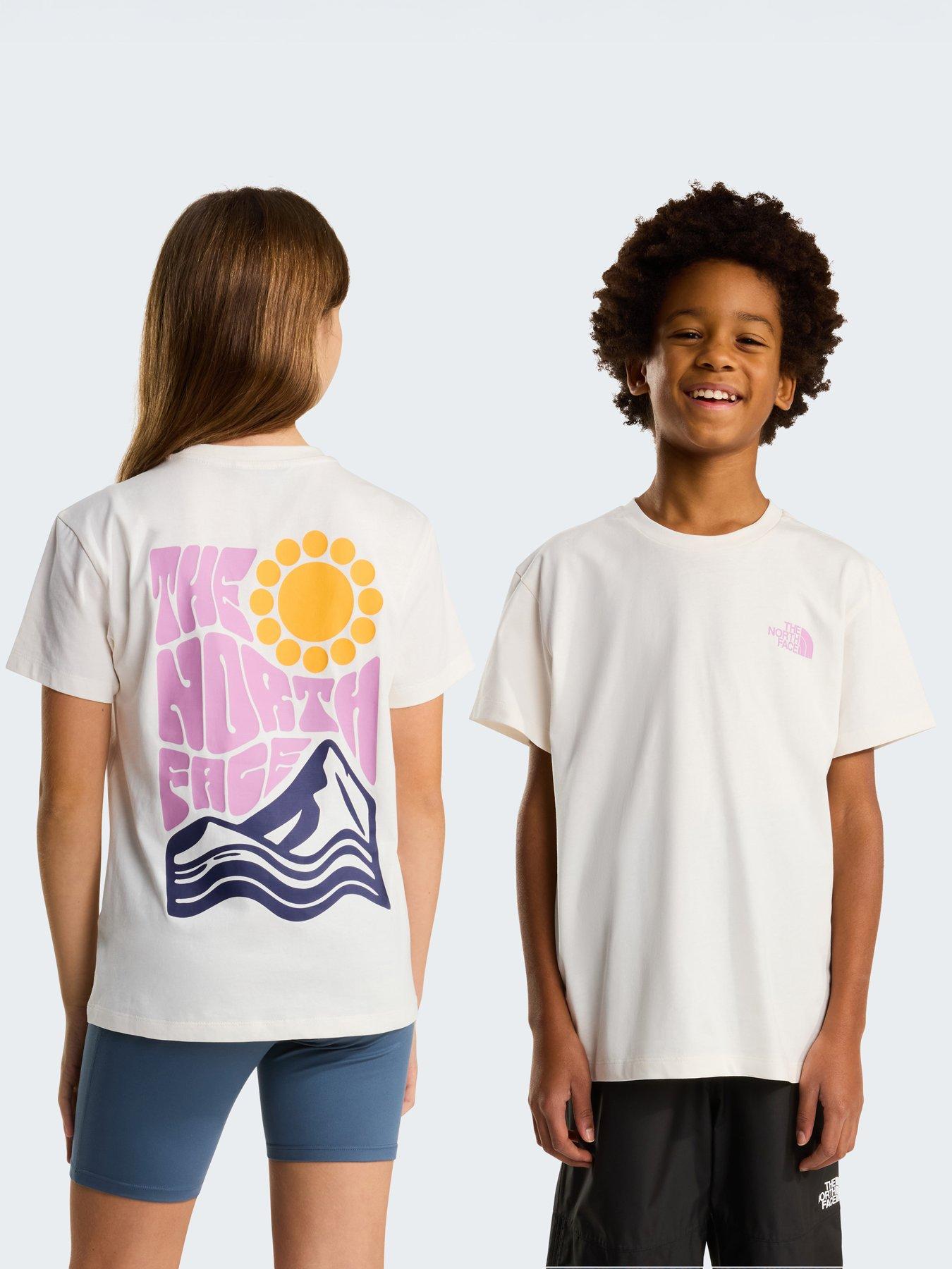 The North Face Kids Unisex Voyage Relaxed T-Shirt - White