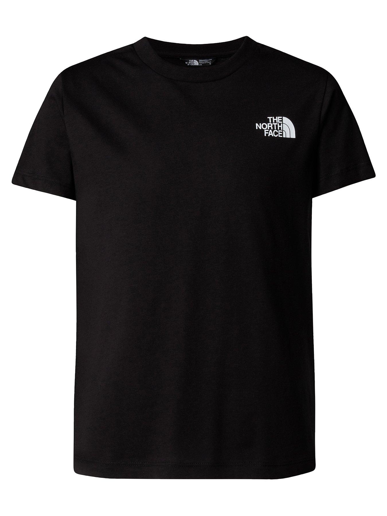 The North Face Junior Boys Box Never Stop Exploring T-Shirt - Black