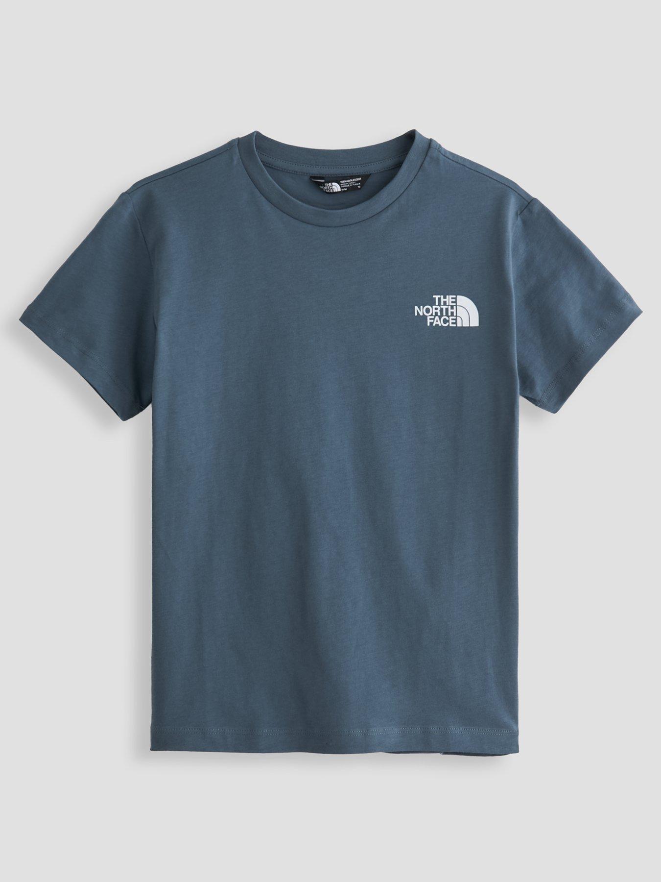 The North Face Junior Boys Box Never Stop Exploring T-Shirt - Graphite Grey