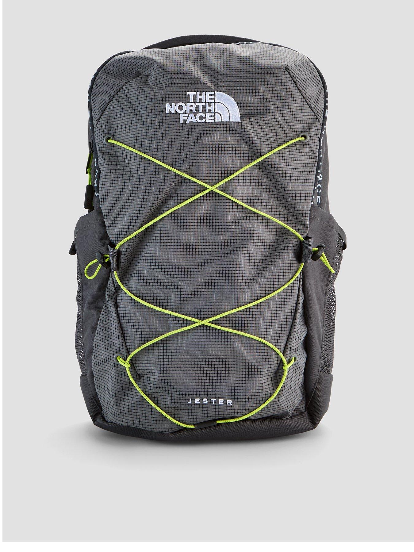 The North Face Jester Backpack - Anthracite Grey-Smoked Pearl-Fizz Lime
