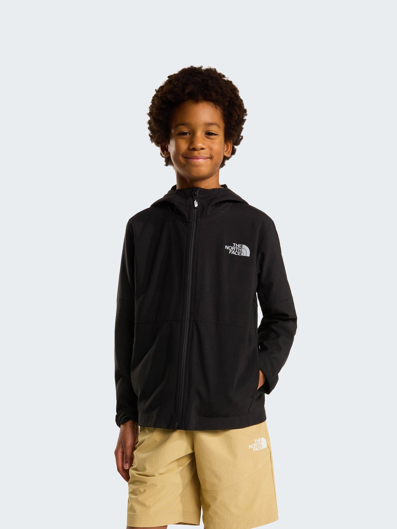 The North Face Junior Boys On Trail Full Zip Hoodie, Black, Size M=10 Years