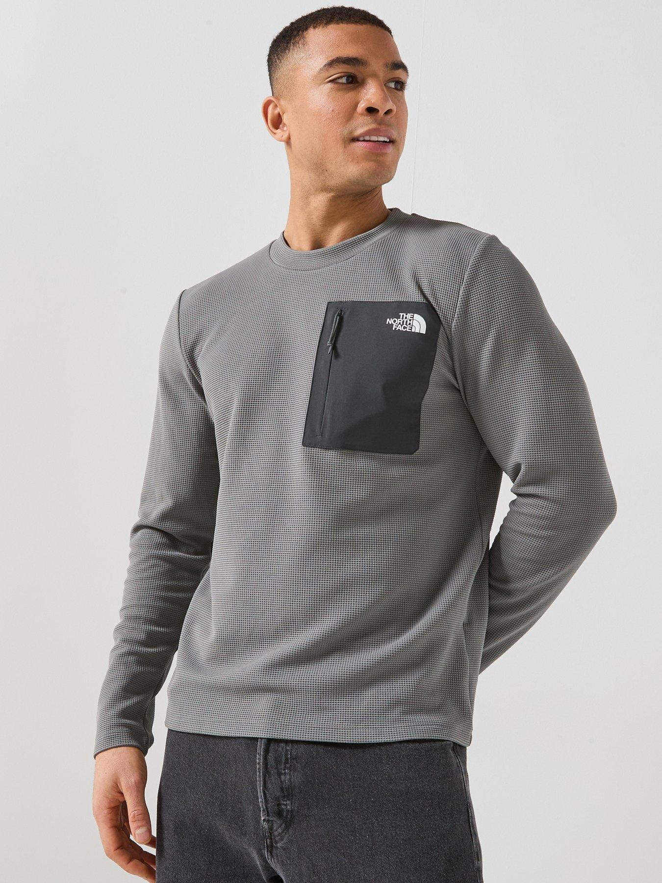 Image 1 of 6 of The North Face Mens Kecha Crew - Grey