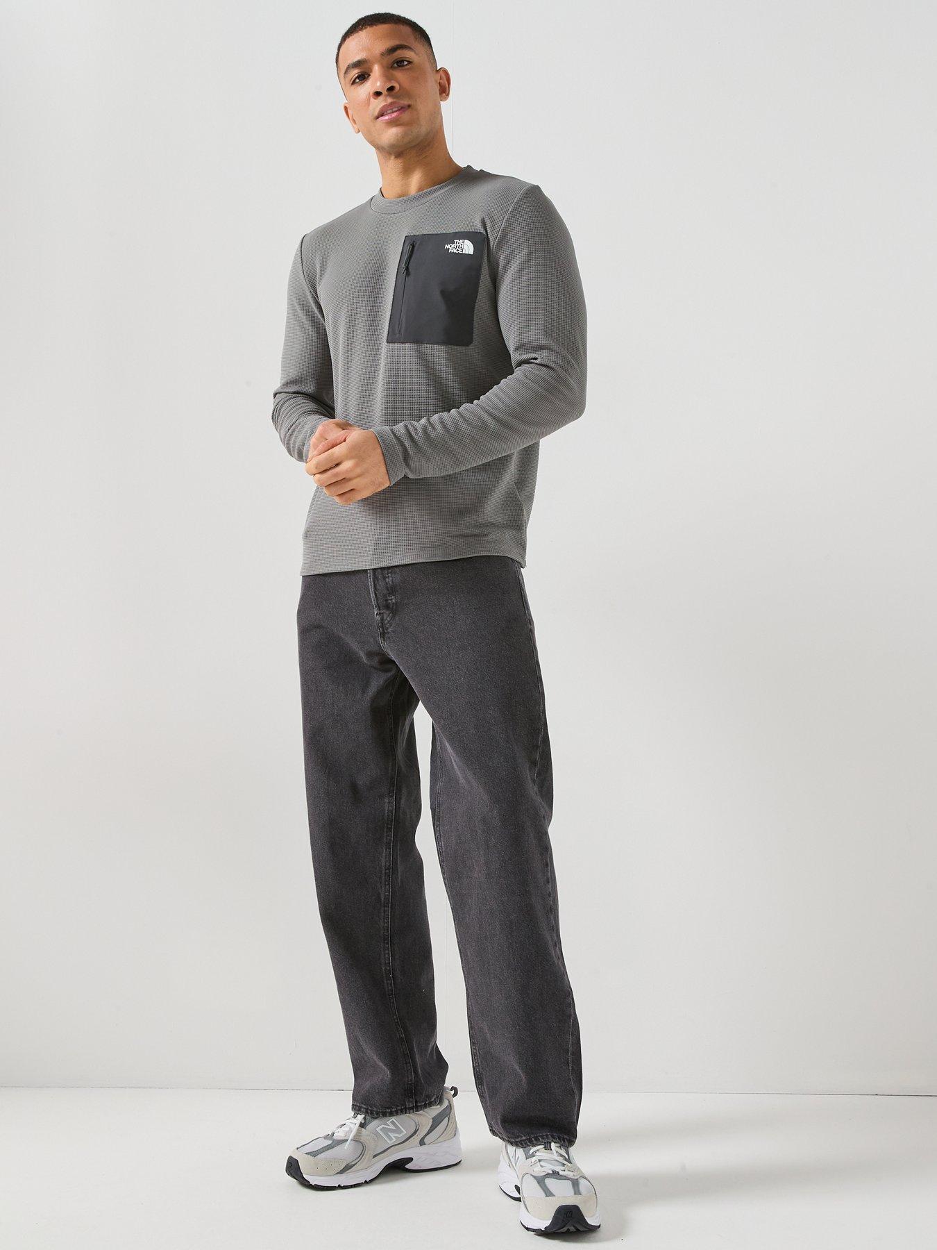 Image 3 of 6 of The North Face Mens Kecha Crew - Grey