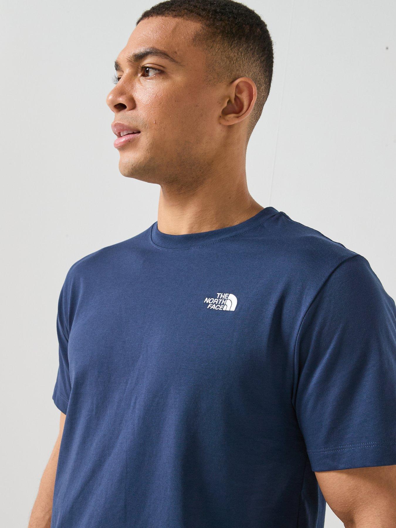 Image 4 of 5 of The North Face Mens Evolution Simple Dome T-shirt - Navy