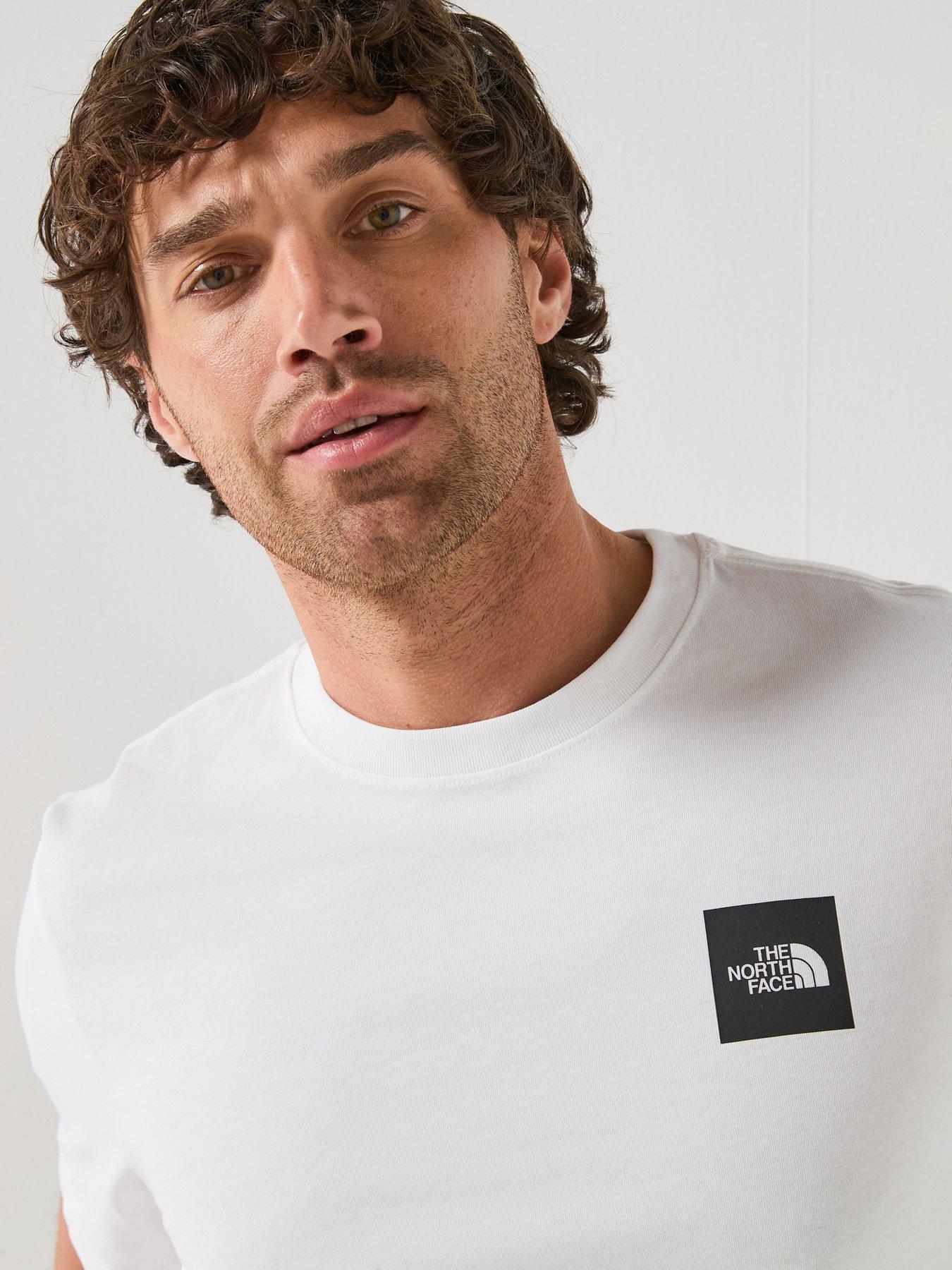 Image 4 of 6 of The North Face Mens Evolution Box Half Dome T-Shirt - White