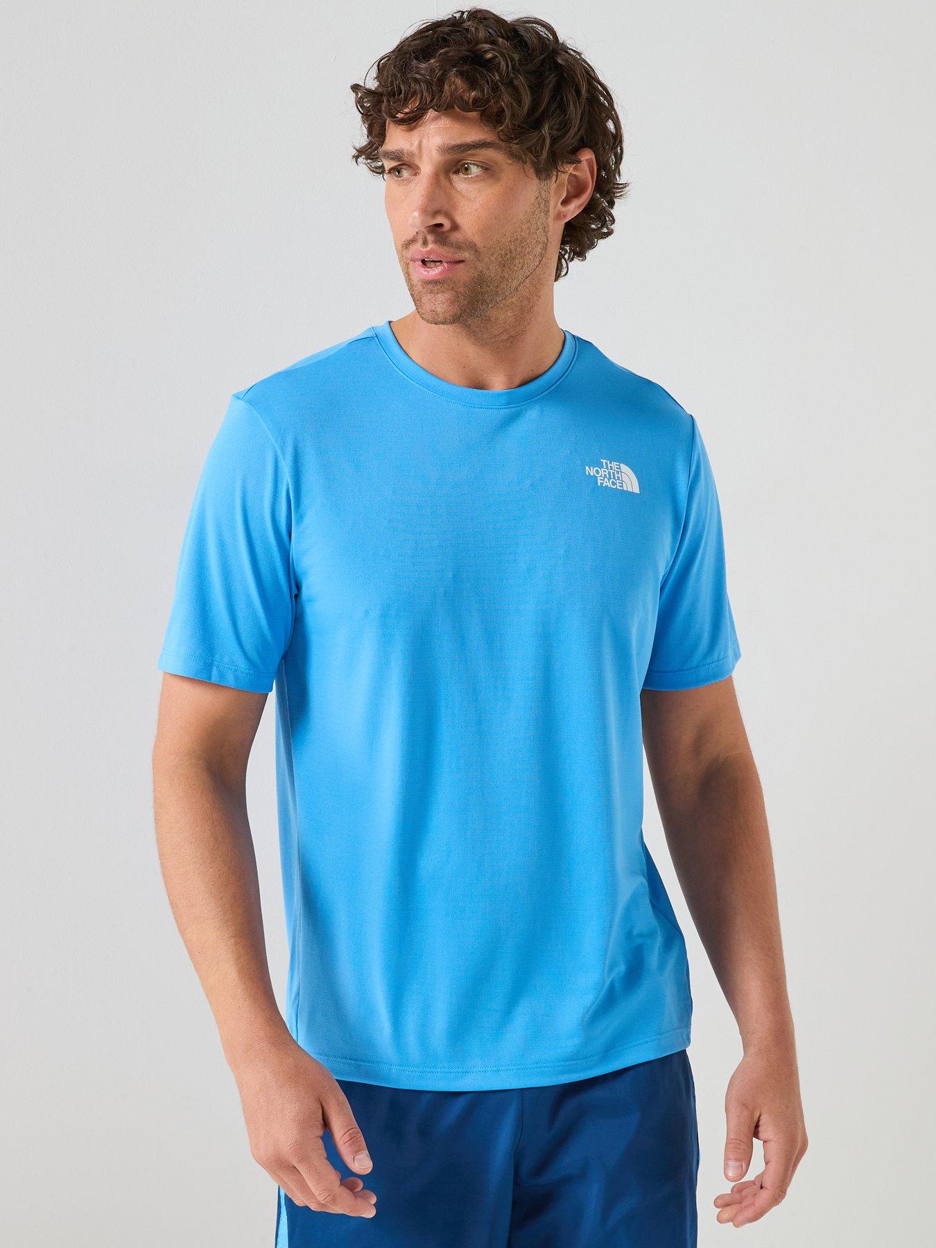 The North Face Mens 24/7 T-Shirt, Blue, Size M, Men