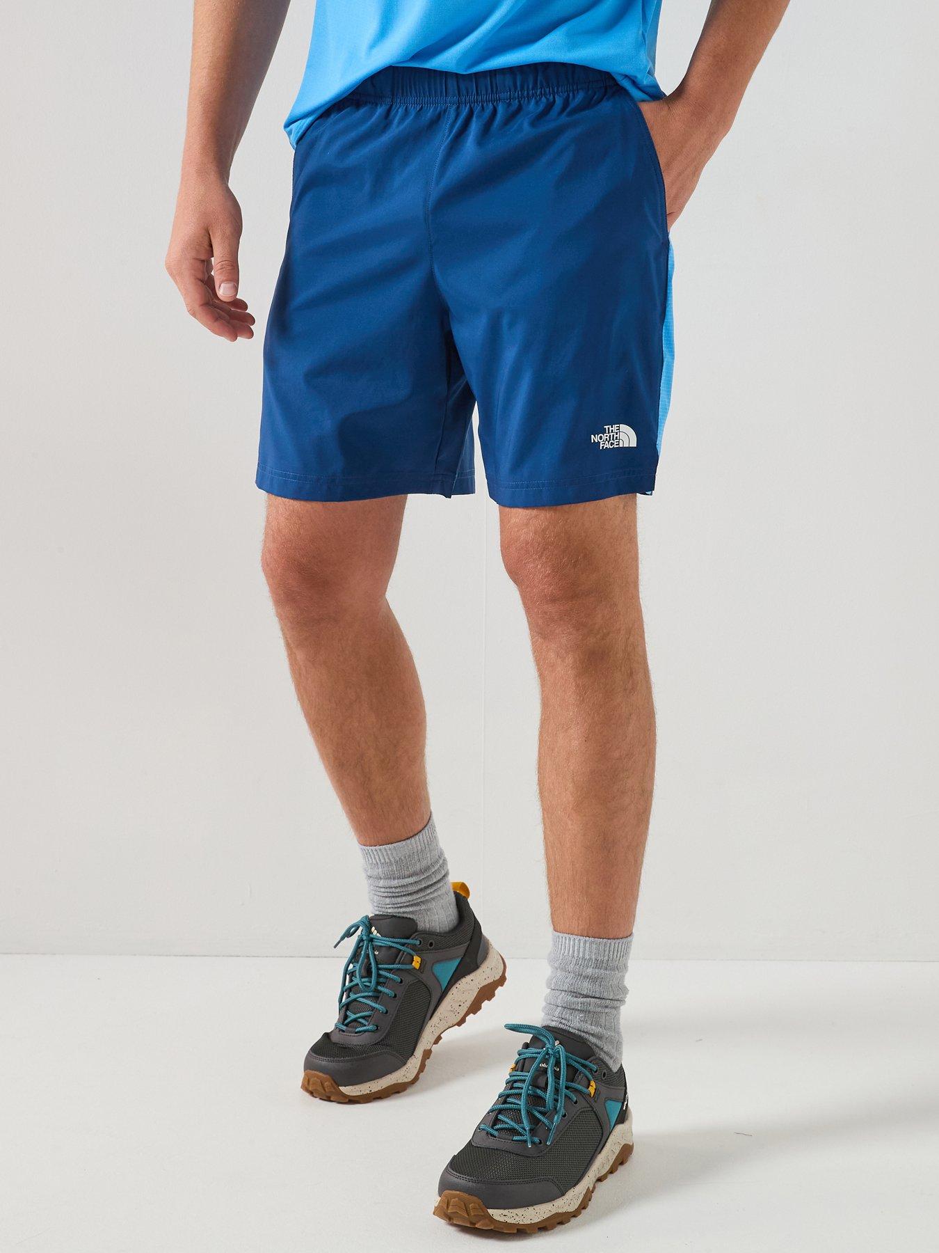 The North Face Mens 24/7 Colourblock Shorts, Blue, Size M, Men
