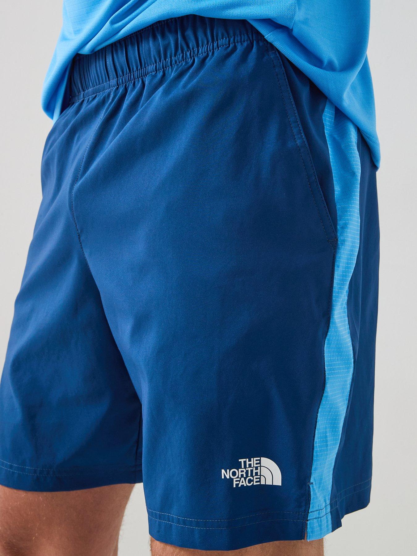 Image 4 of 6 of The North Face Mens 24/7 Colourblock Shorts - Blue