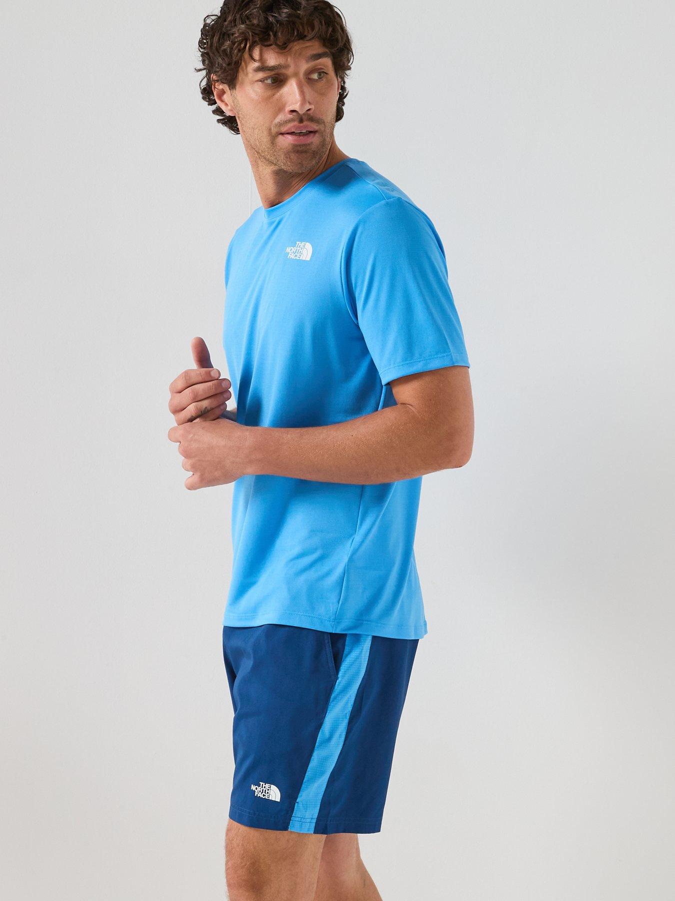 Image 5 of 6 of The North Face Mens 24/7 Colourblock Shorts - Blue