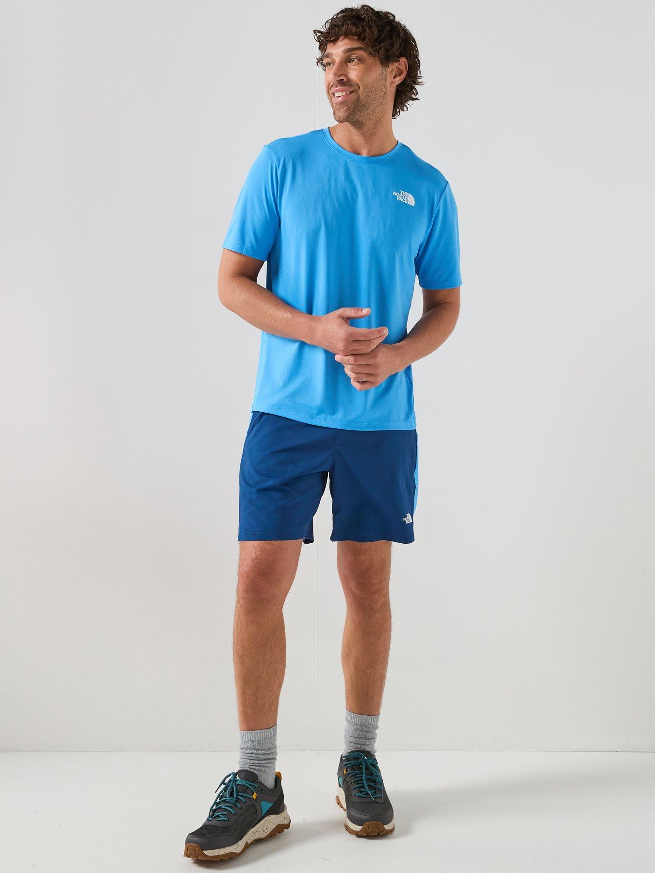 Image 6 of 6 of The North Face Mens 24/7 Colourblock Shorts - Blue
