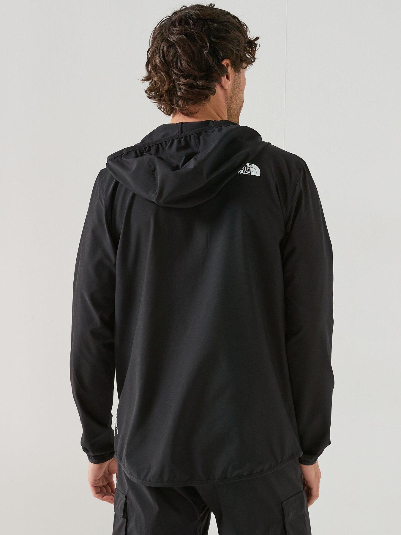 Image 2 of 6 of The North Face Mens 24/7 Woven Full Zip Hooded Jacket - Black