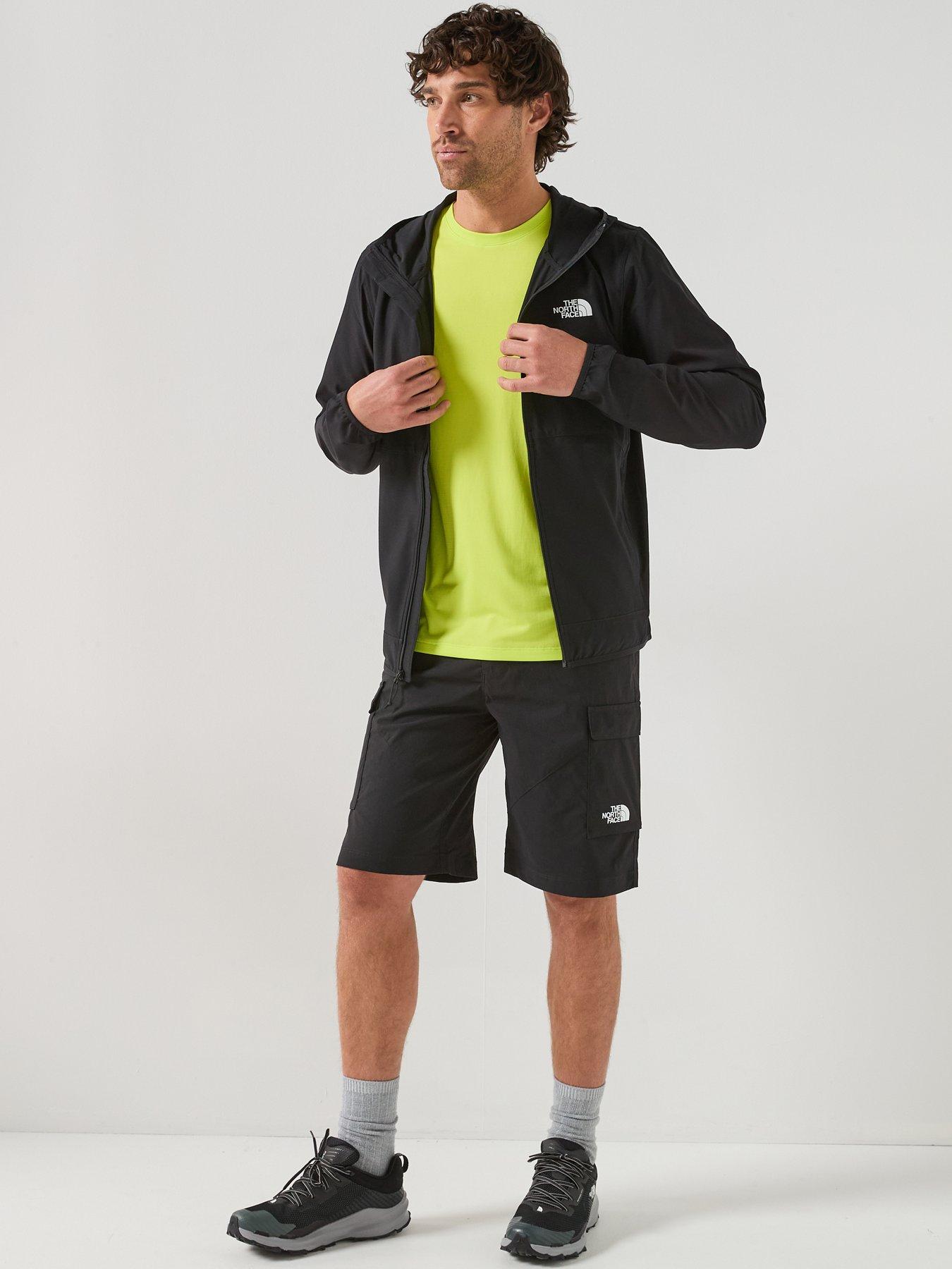 Image 3 of 6 of The North Face Mens 24/7 Woven Full Zip Hooded Jacket - Black