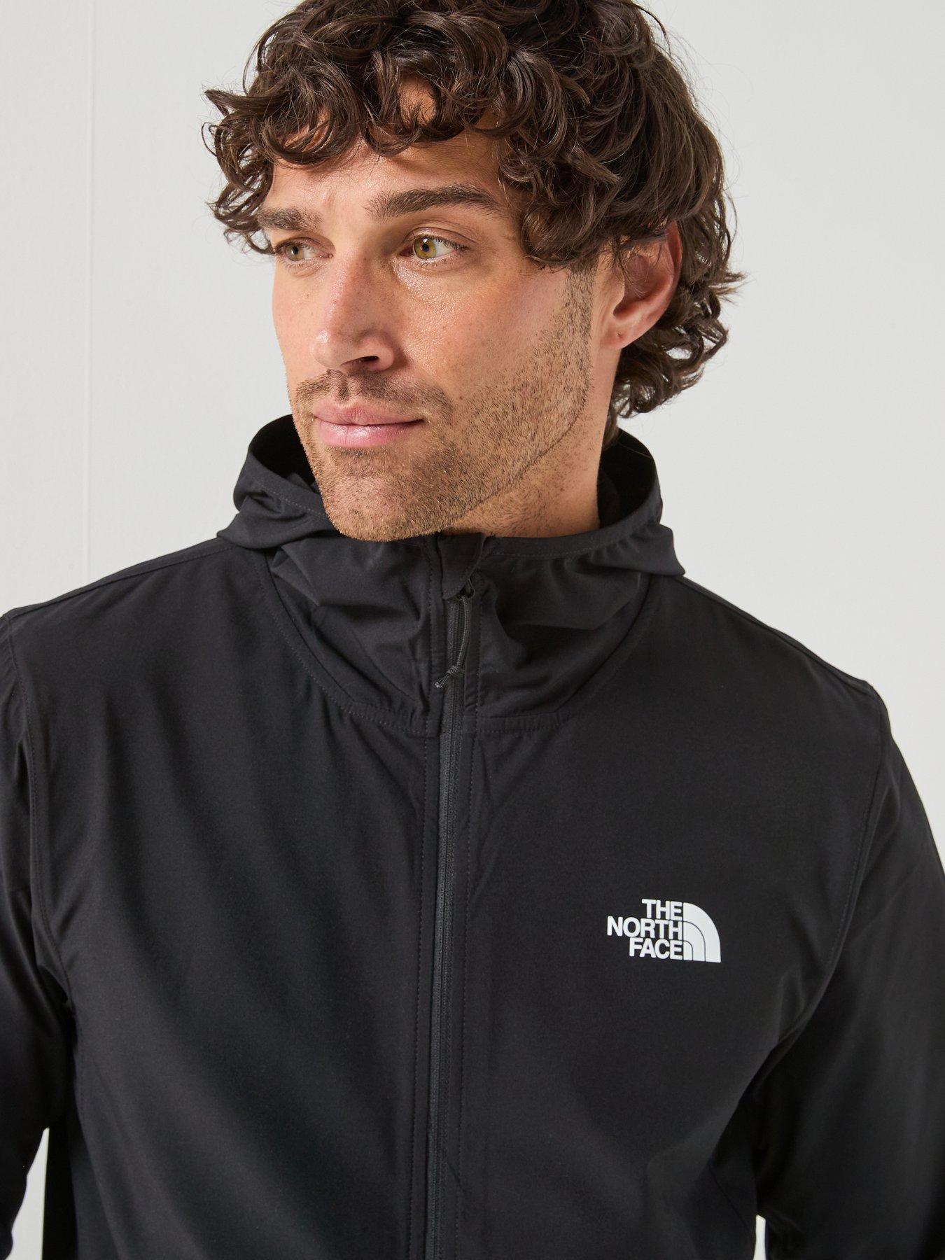 Image 4 of 6 of The North Face Mens 24/7 Woven Full Zip Hooded Jacket - Black