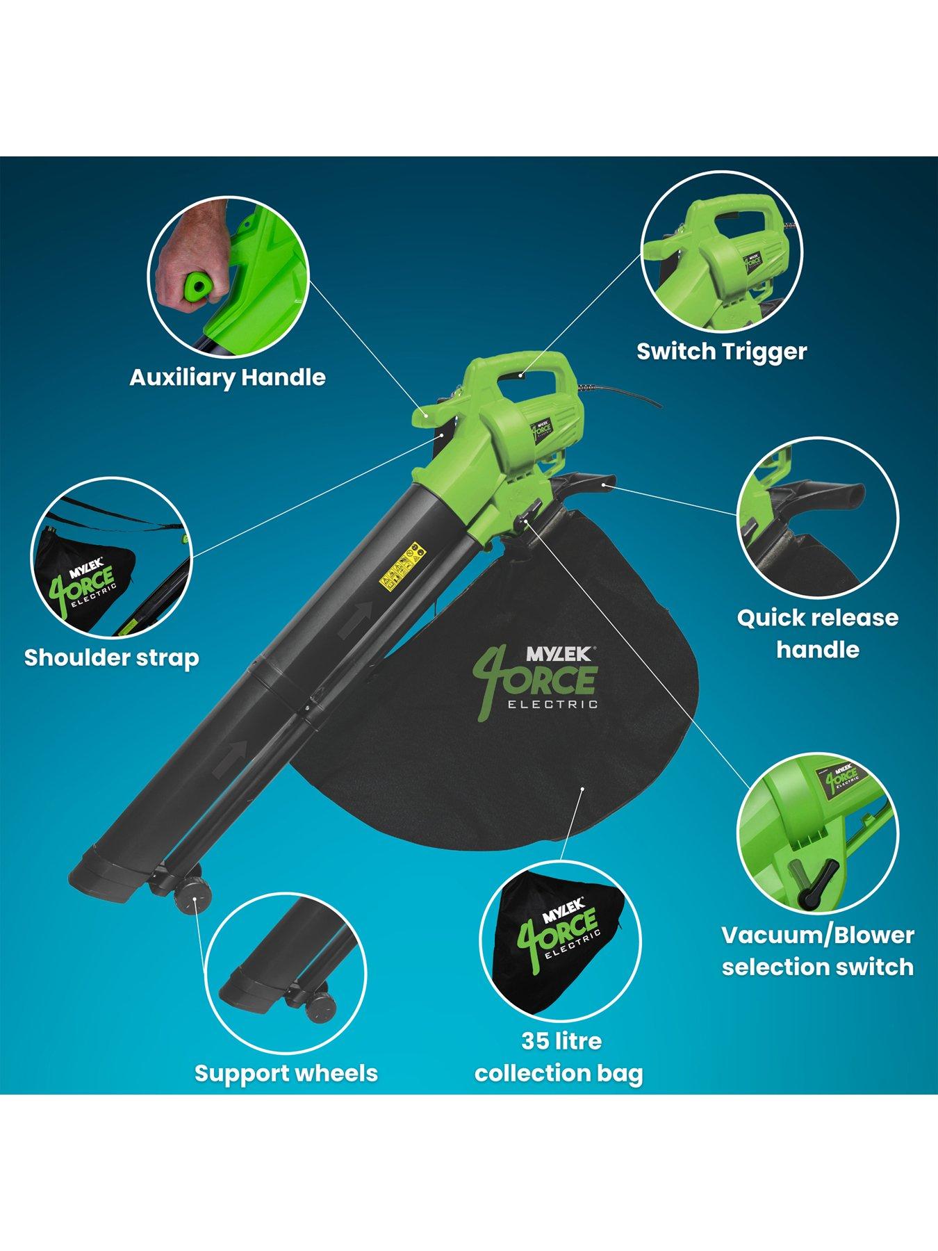 Image 3 of 7 of Mylek Electric 3000W Leaf Blower/Vacuum and Mulcher