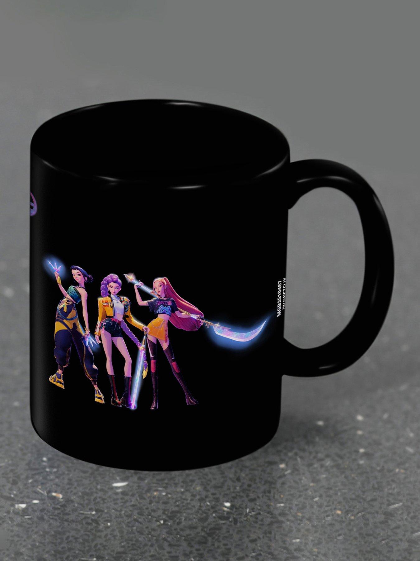 Image 3 of 4 of K- Pop Demon Hunters K-pop Demon Hunters (huntrix) Black Pod Mug