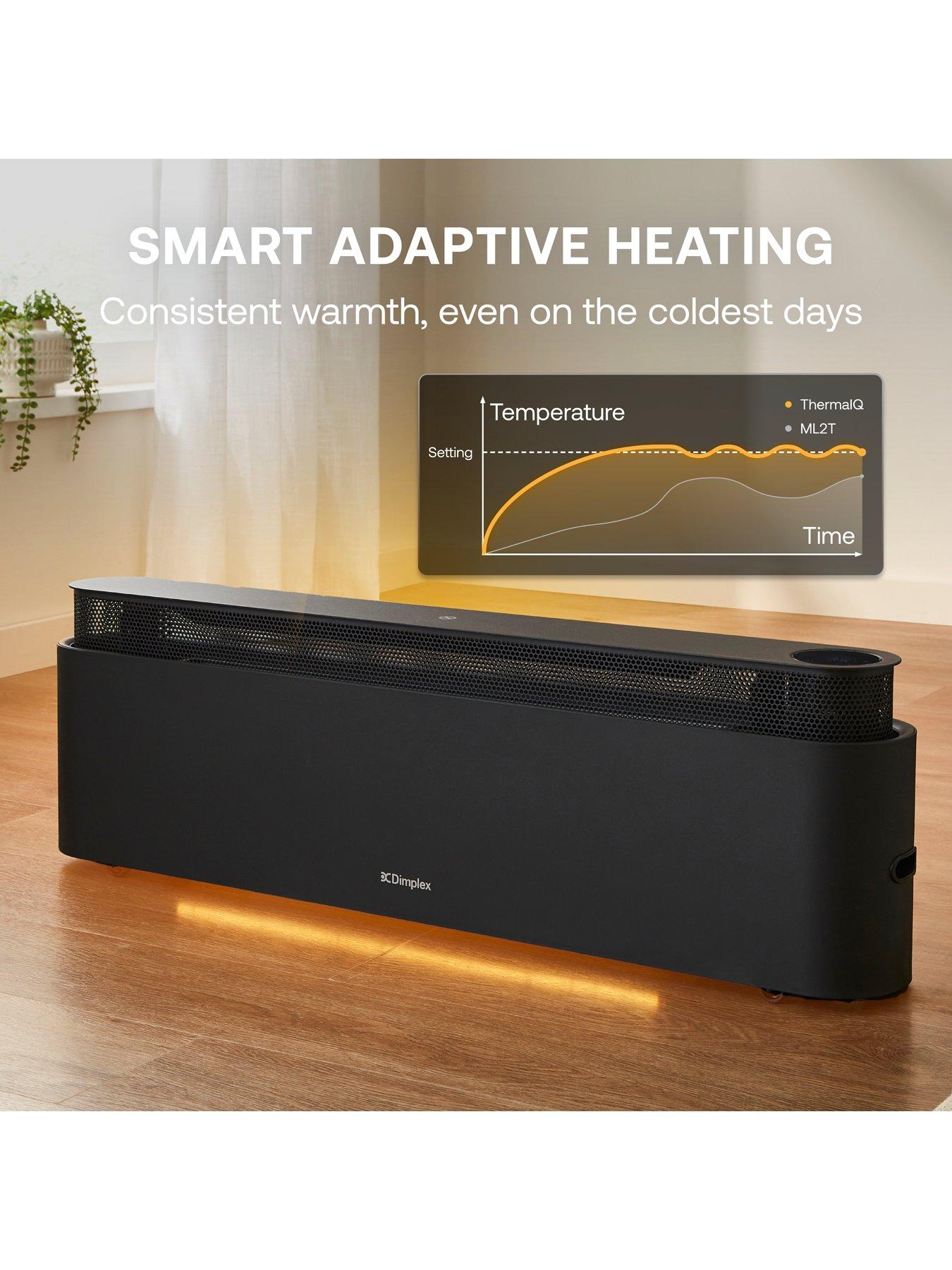 Image 2 of 8 of Dimplex DXBC22 ThermaIQ Smart WiFi Baseboard Convector Heater - Black