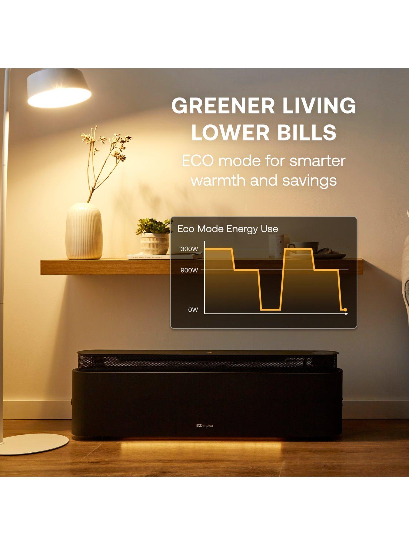 Image 3 of 8 of Dimplex DXBC22 ThermaIQ Smart WiFi Baseboard Convector Heater - Black