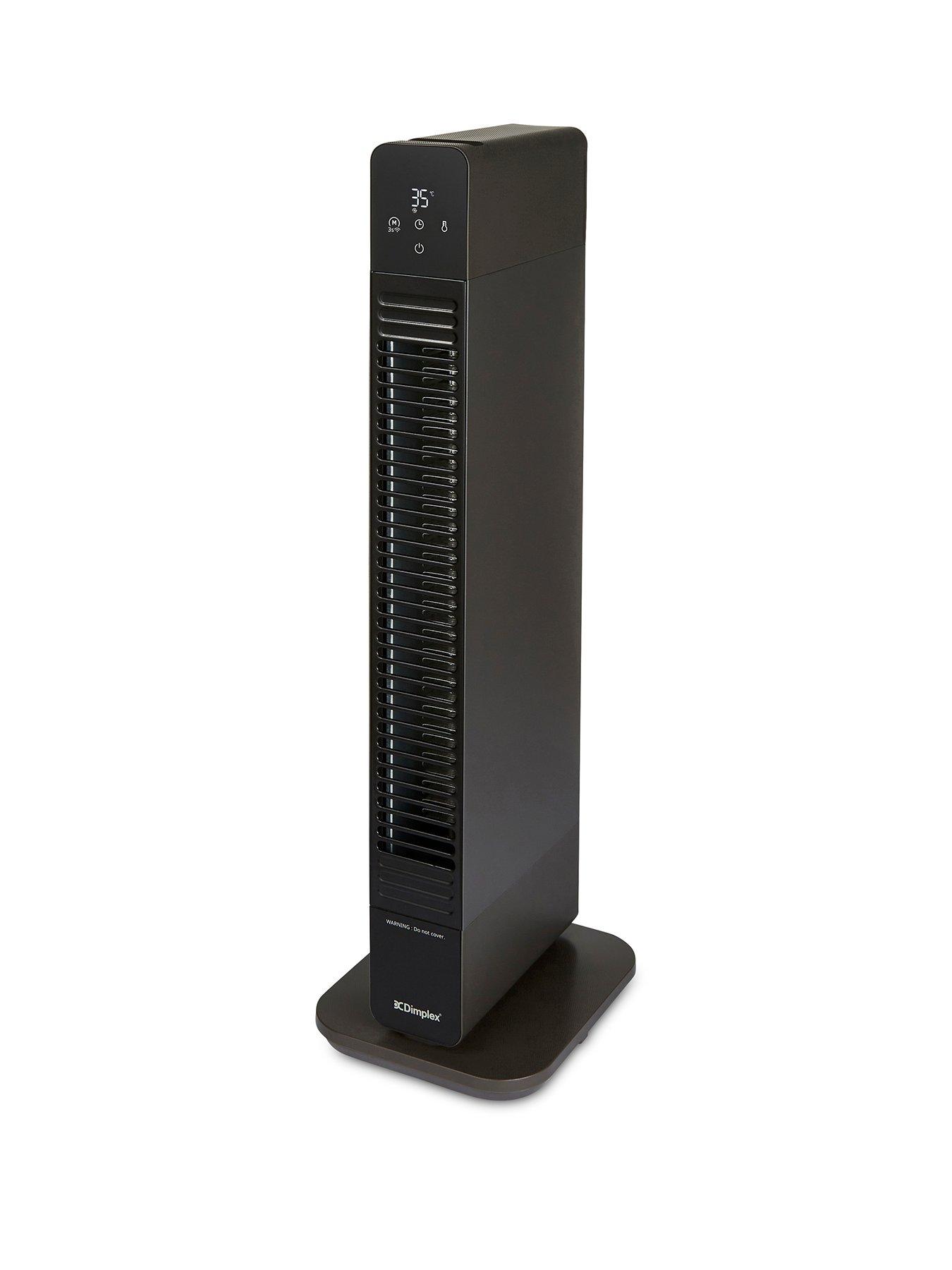 Dimplex DXDC22 ThermaFlex 2-in-1 WiFI Baseboard and Tower Fan Heater and Cooling Fan - Black
