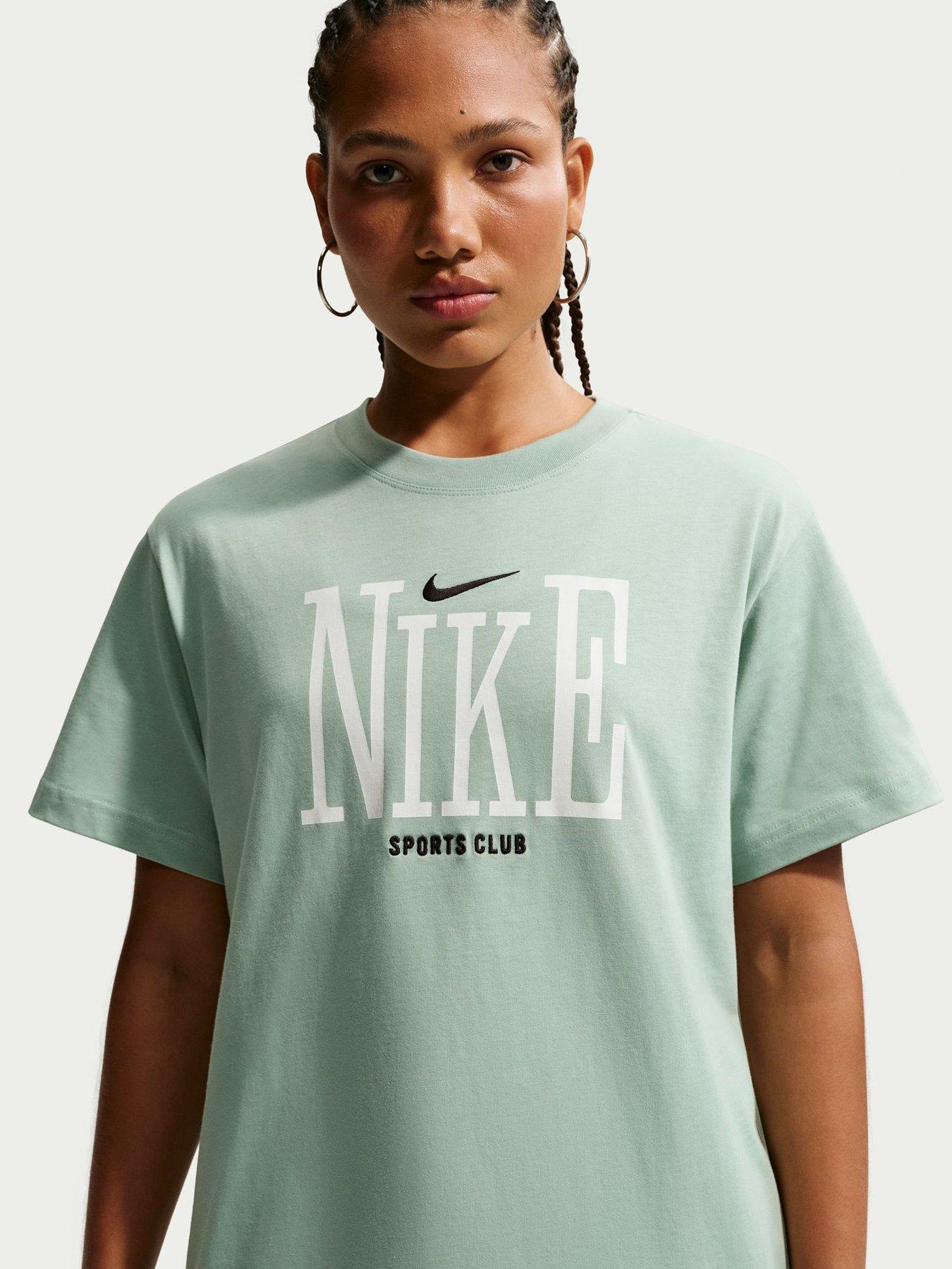 Nike Womens Sportswear Classic Boyfriend Inconnect T-Shirt - Black