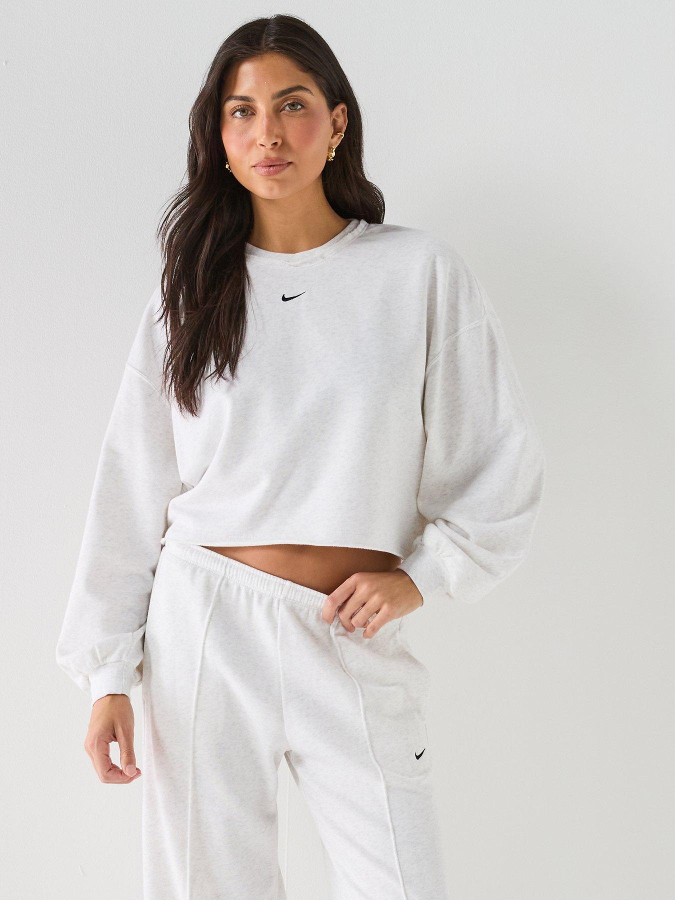 Nike Womens Sportswear Chill Terry Crew Sweatshirt - Grey