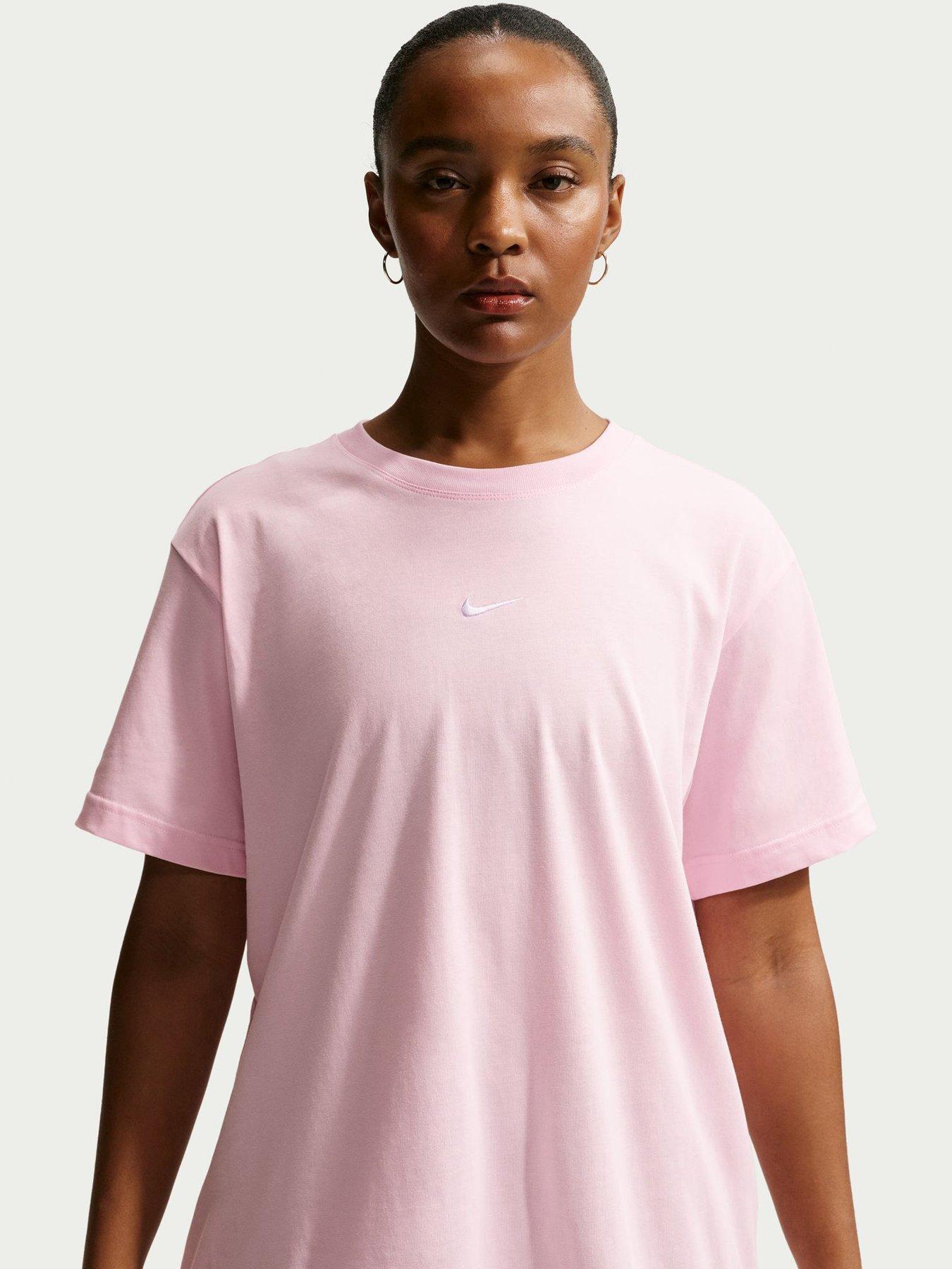 Nike Womens Sportswear Classic Short Sleeve T-Shirt - Red