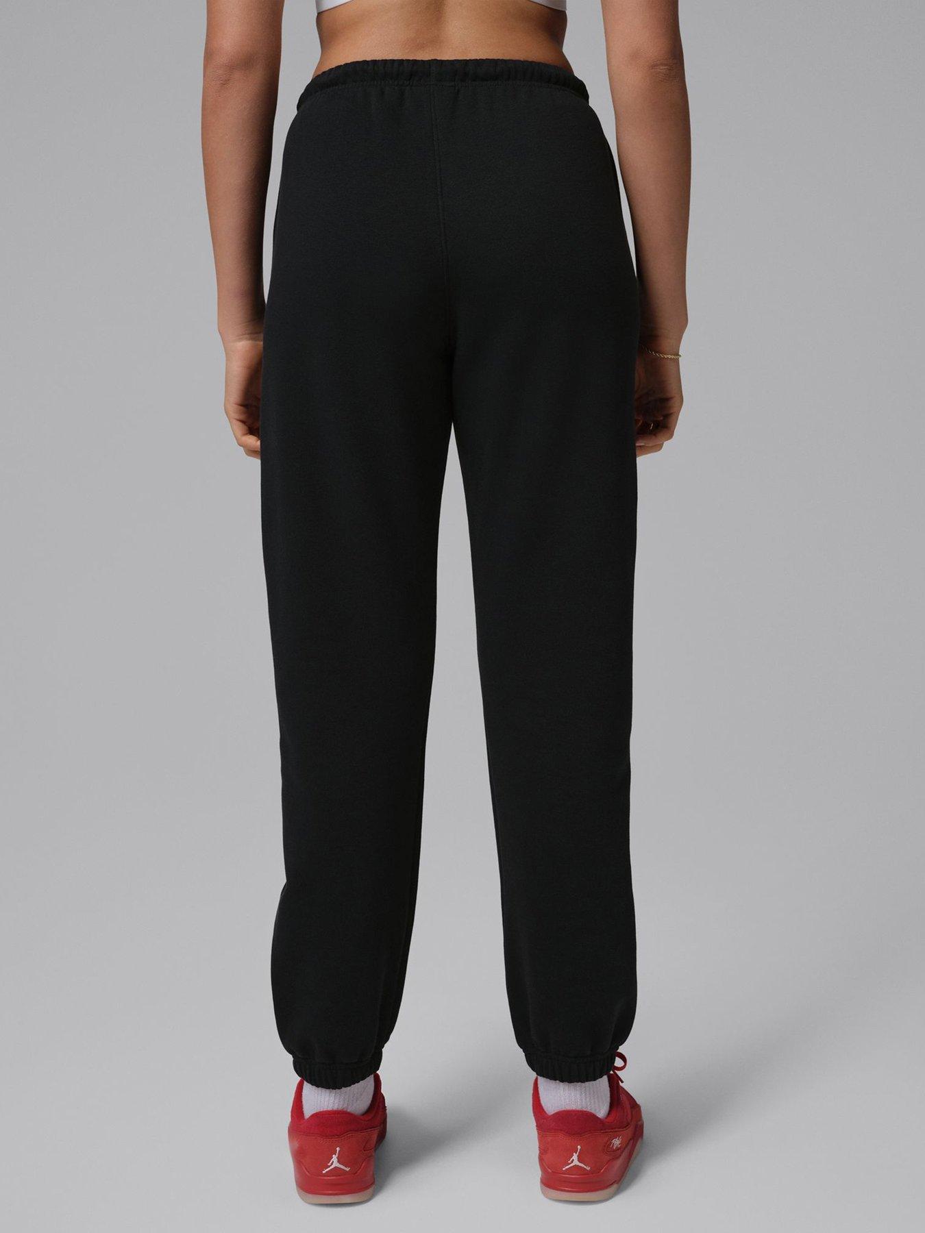 Image 2 of 5 of Jordan Nike Womens Jumpman Fleece Pants - Black