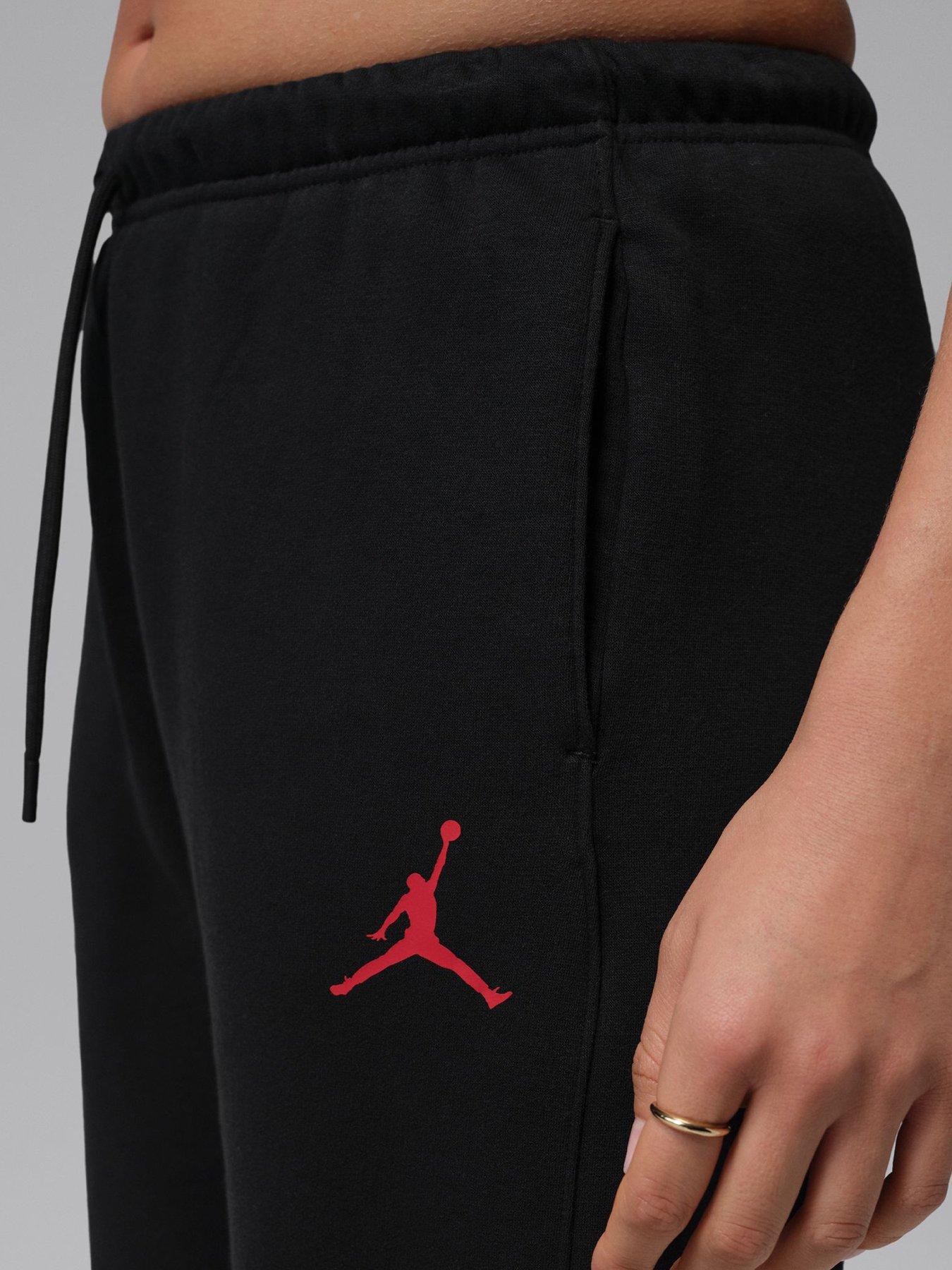 Image 4 of 5 of Jordan Nike Womens Jumpman Fleece Pants - Black