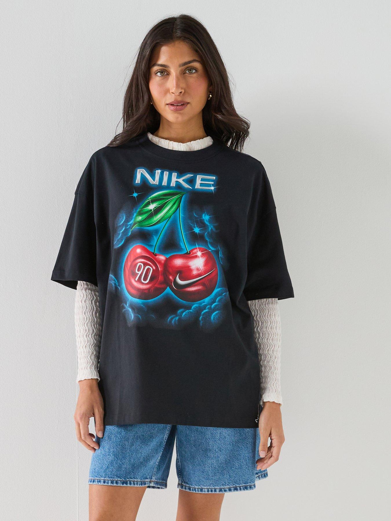 Nike Womens Sportswear Classic Oversized T-Shirt - Black