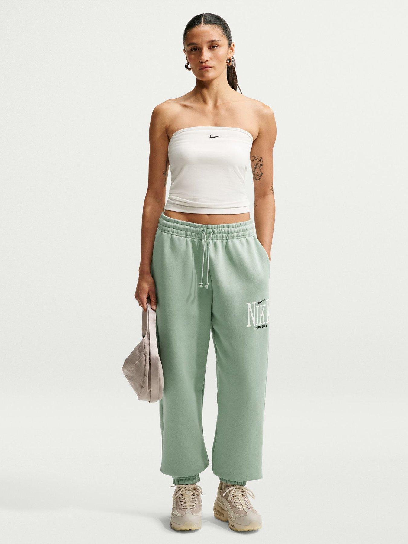 Nike Womens Sportswear Phoenix Fleece Oversized Jogger - Green