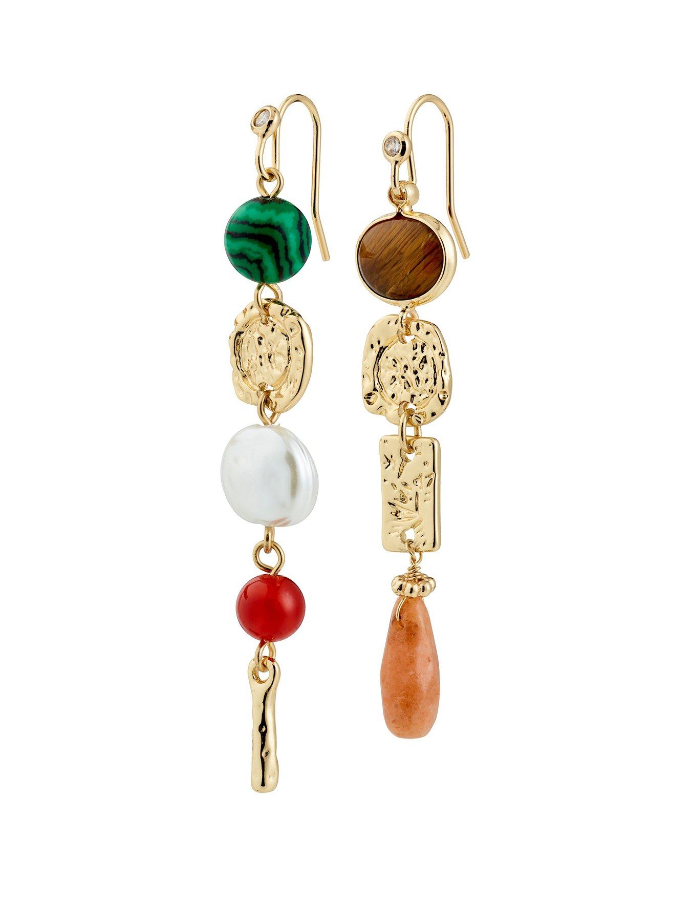 Pilgrim SENSE earrings gold-plated/multi