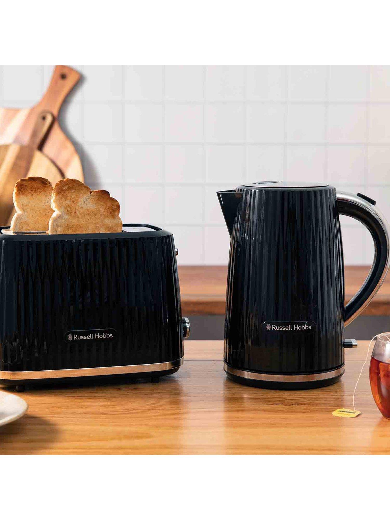 Image 2 of 6 of Russell Hobbs EDEN Breakfast bundle Kettle and Toaster Black