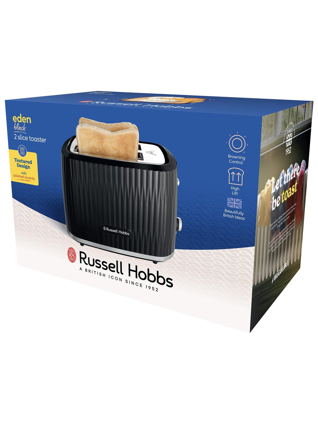 Image 6 of 6 of Russell Hobbs EDEN Breakfast bundle Kettle and Toaster Black