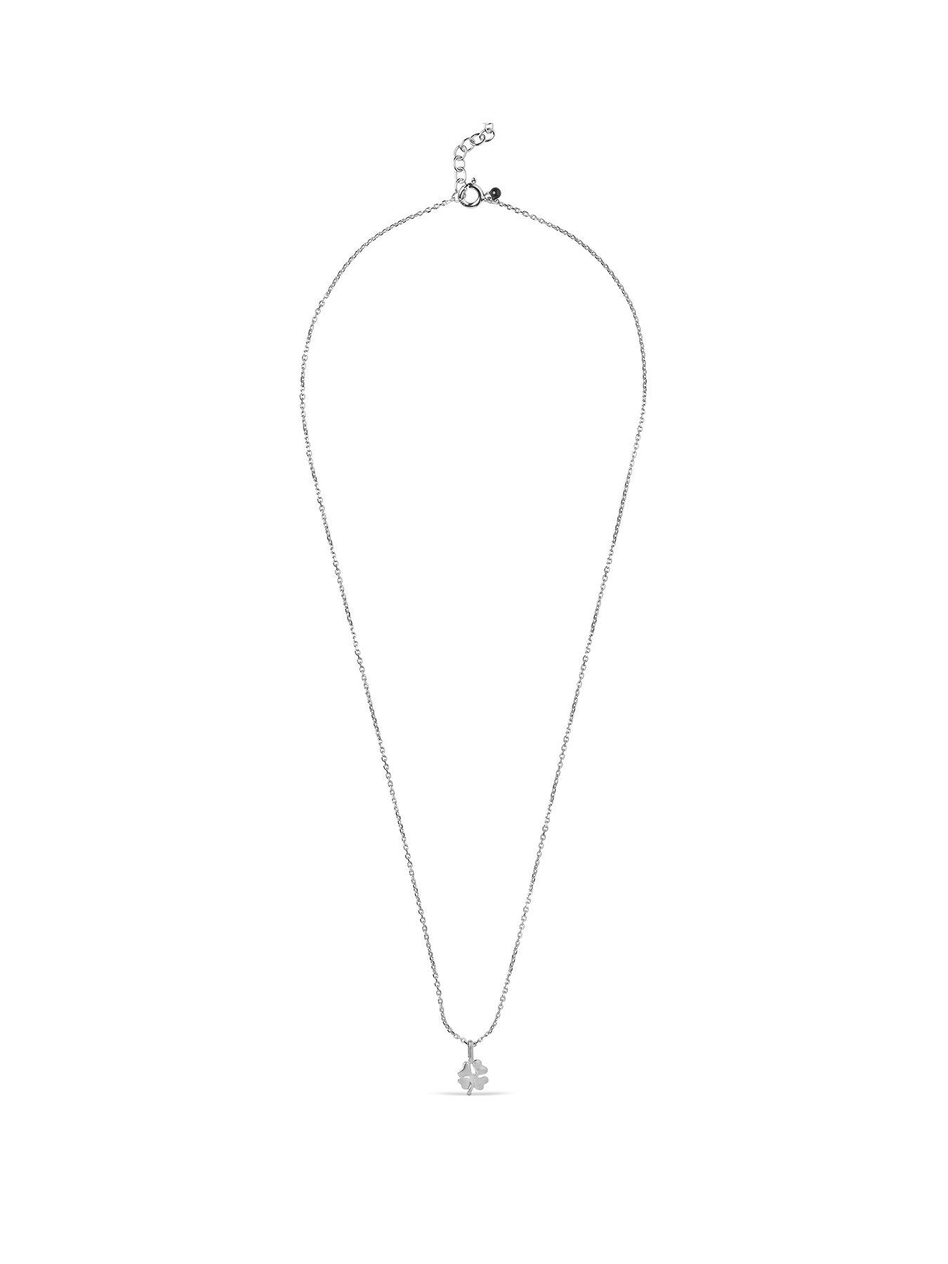 ENAMEL Copenhagen Four-Leaf Clover Necklace Sterling Silver