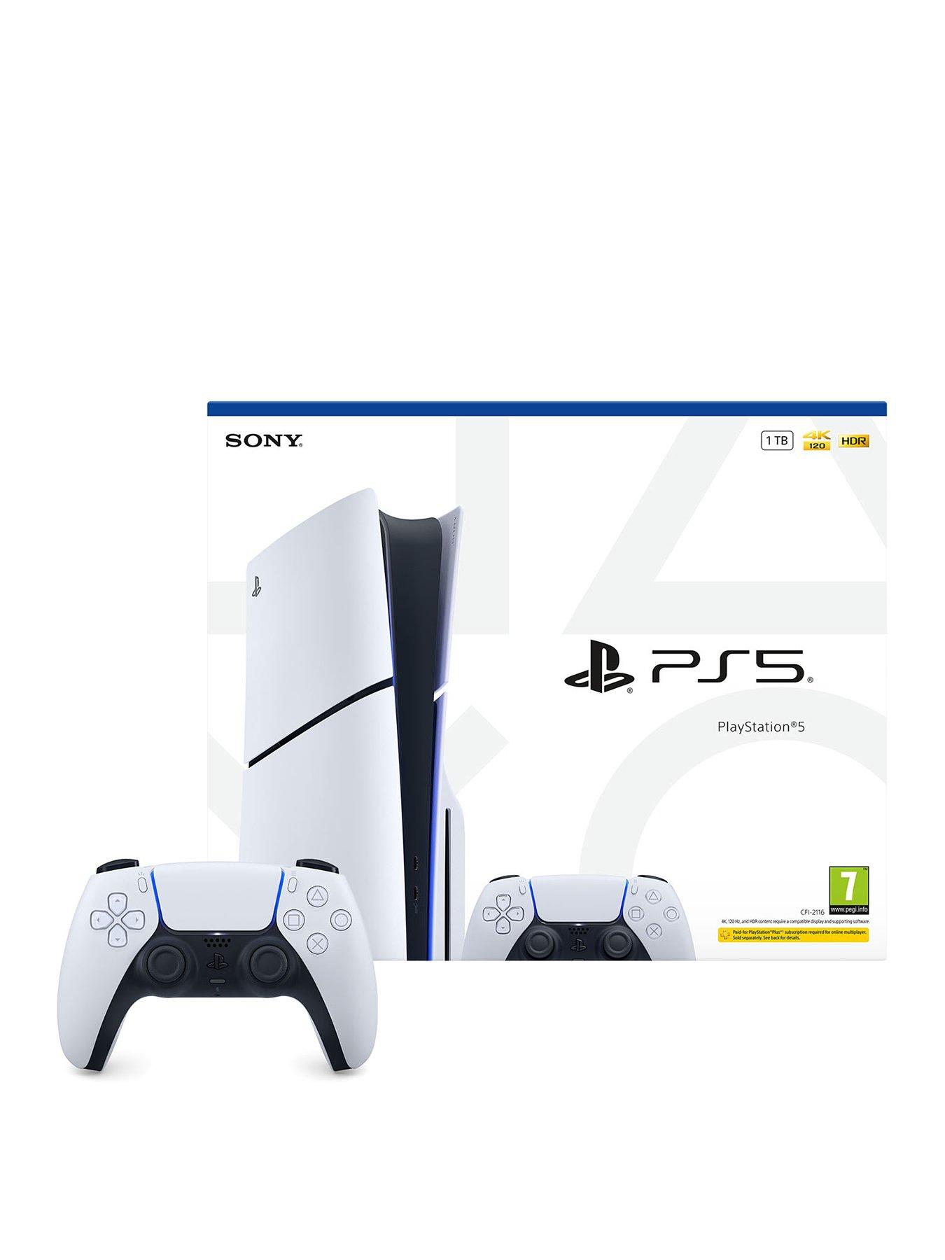 Playstation PlayStation®5 Disc Console – 1TB  &  Additional DualSense Wireless Controller
