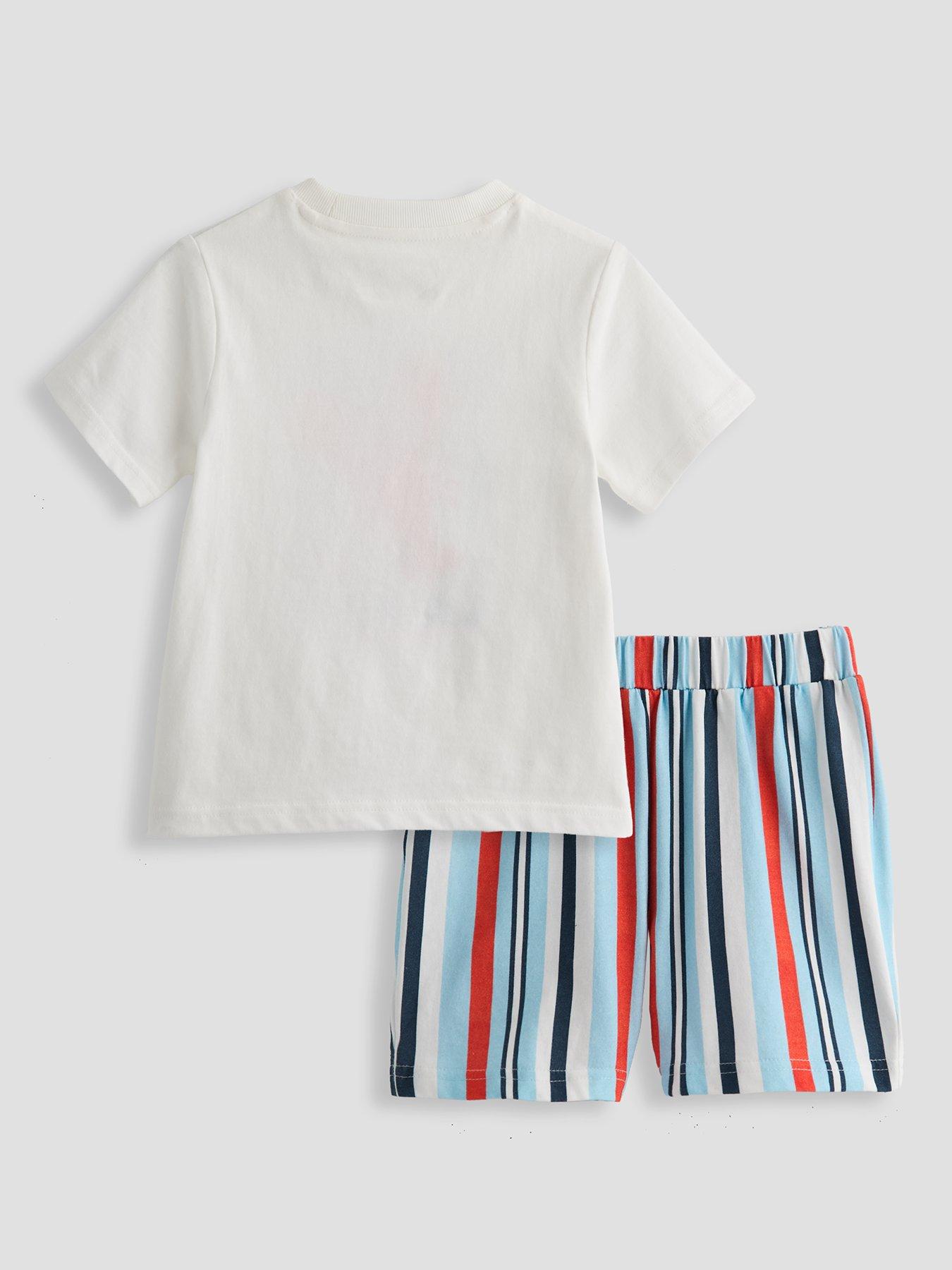 Image 2 of 4 of The Very Collection Boys Lobster Graphic Shortie Pyjama Set - Multi