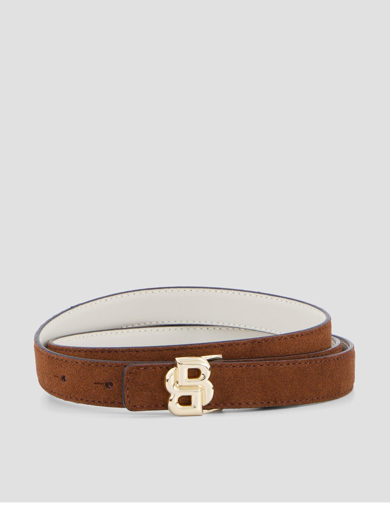 BOSS Icon Leather Belt - Brown
