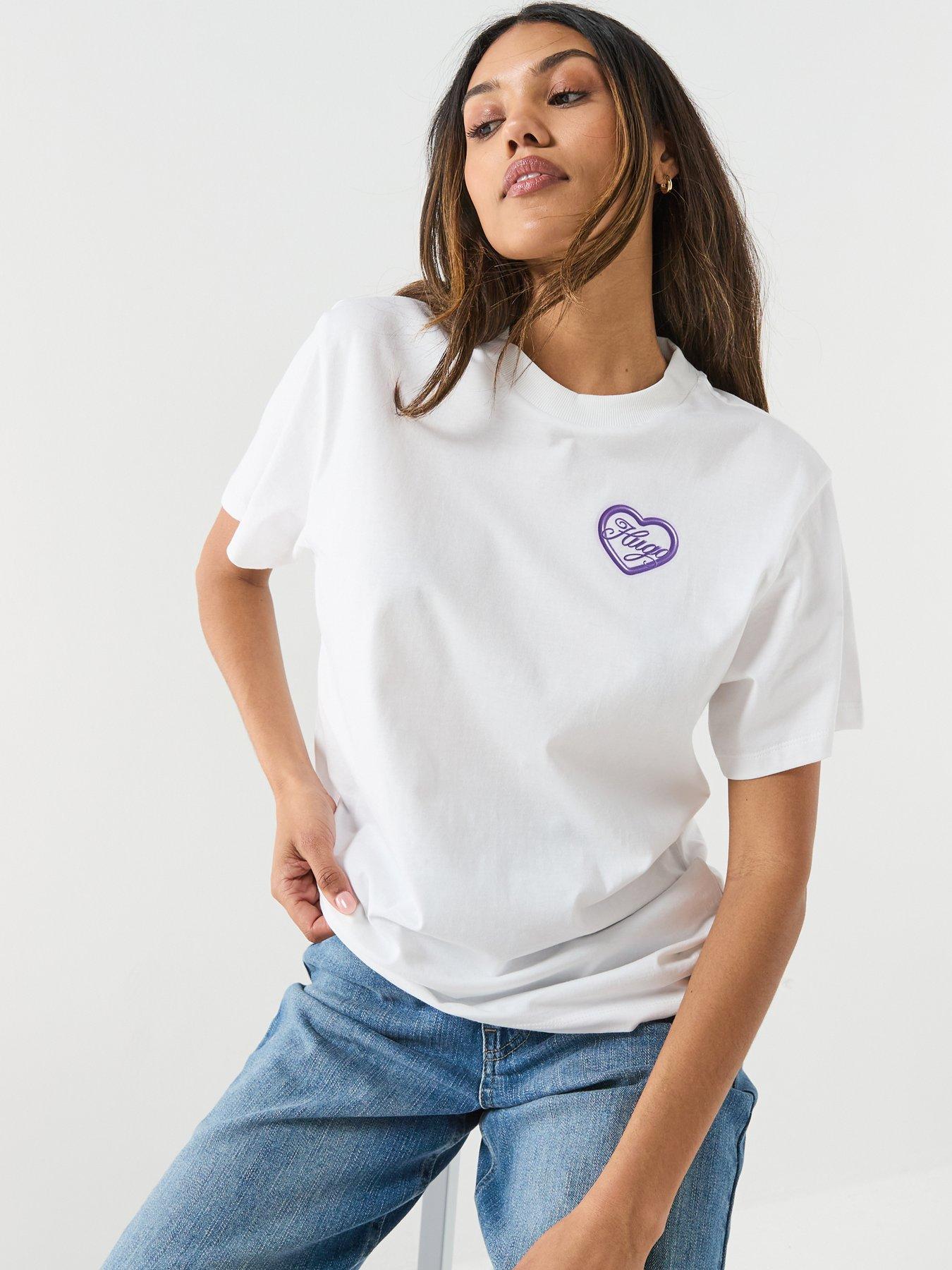 Image 5 of 5 of HUGO Vintage Tee - White