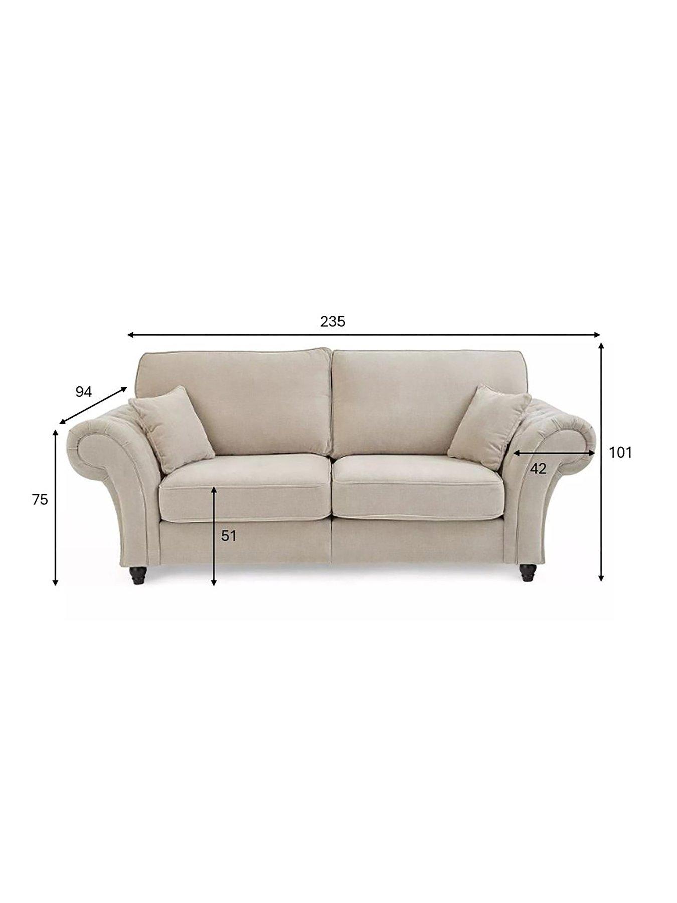 Image 7 of 7 of The Very Collection Windsor Standard 3 Seater Sofa
