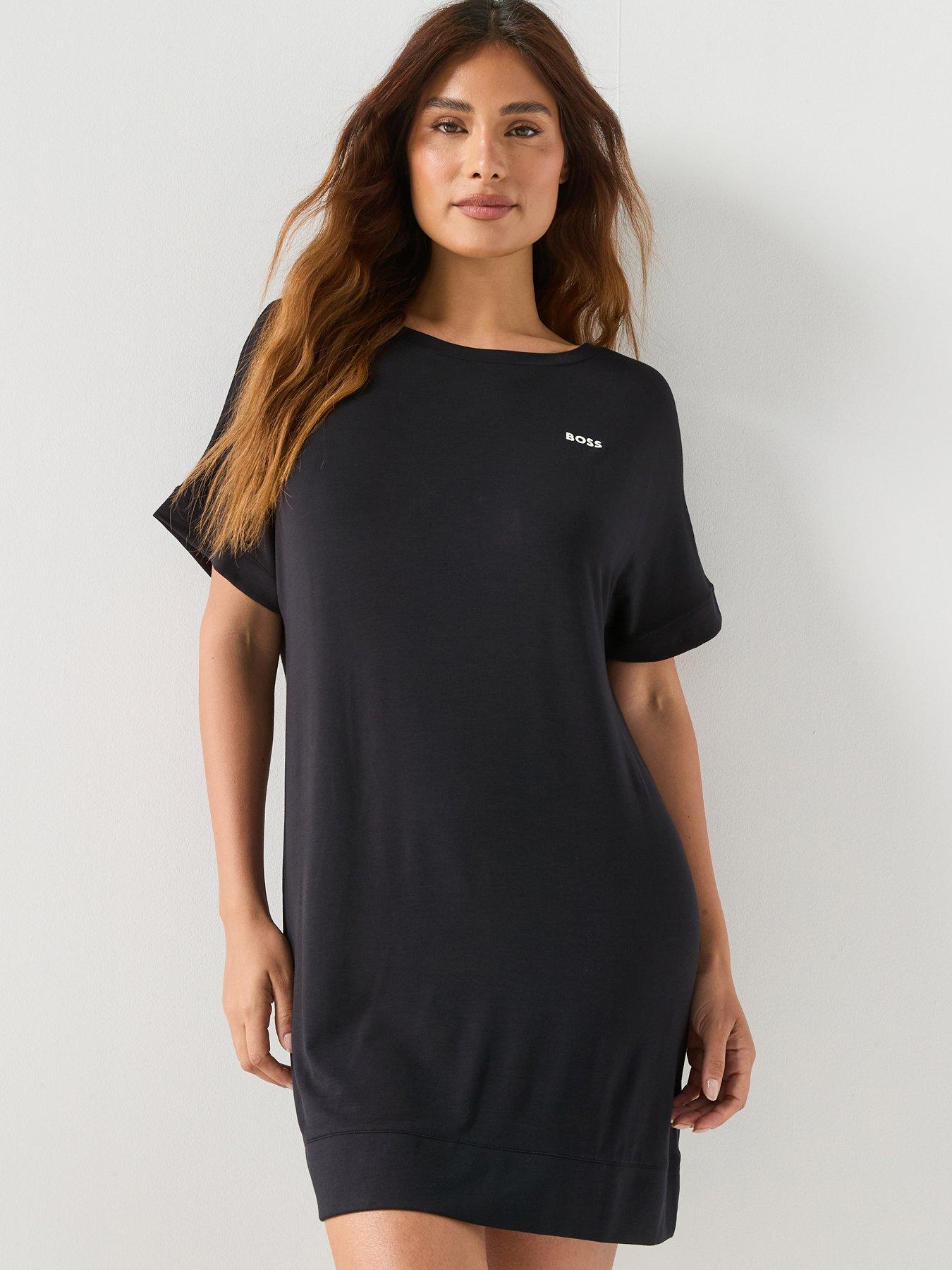 Image 1 of 4 of BOSS Element Nightie - Black